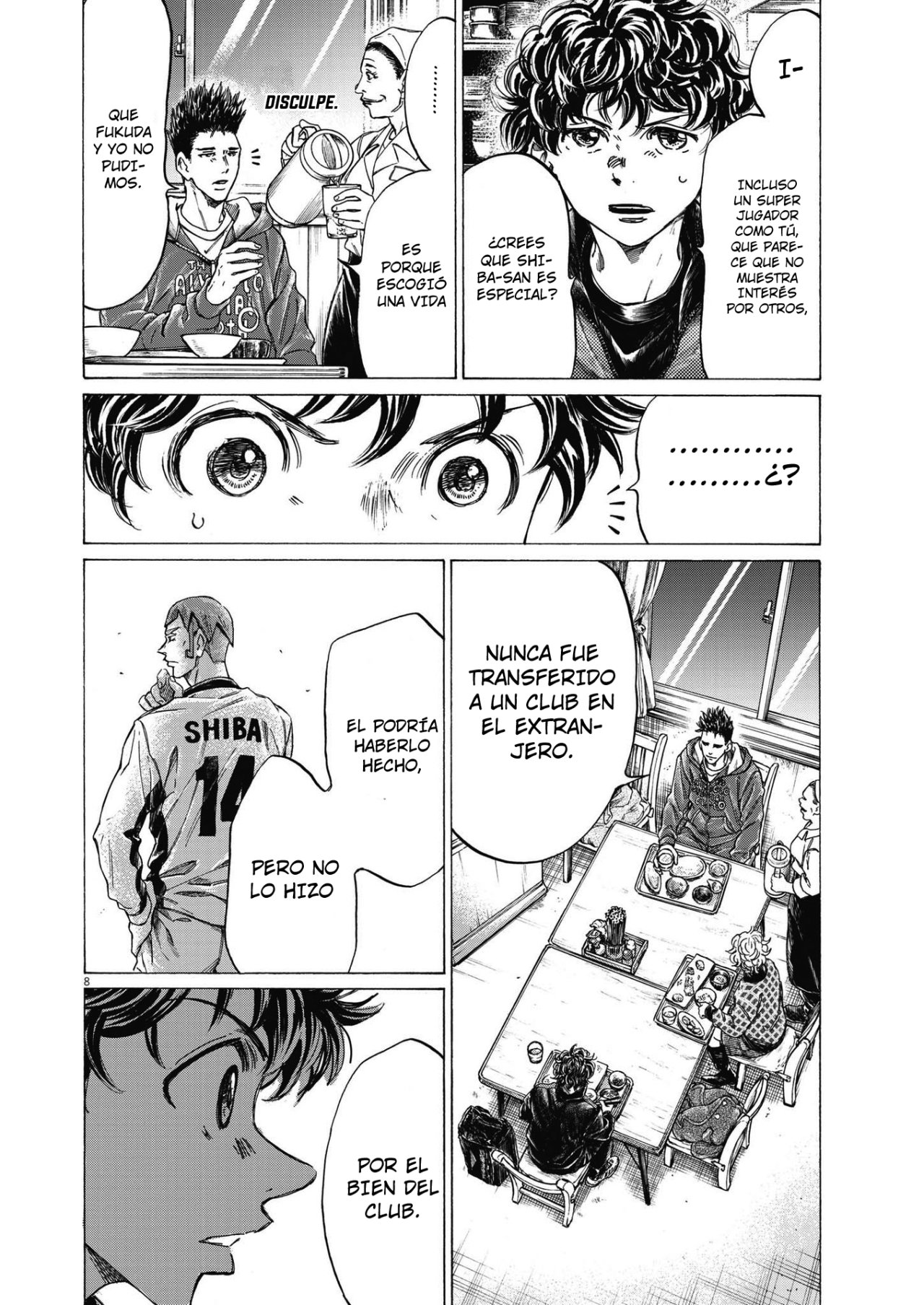 Read Ao ashi ES Manga Online