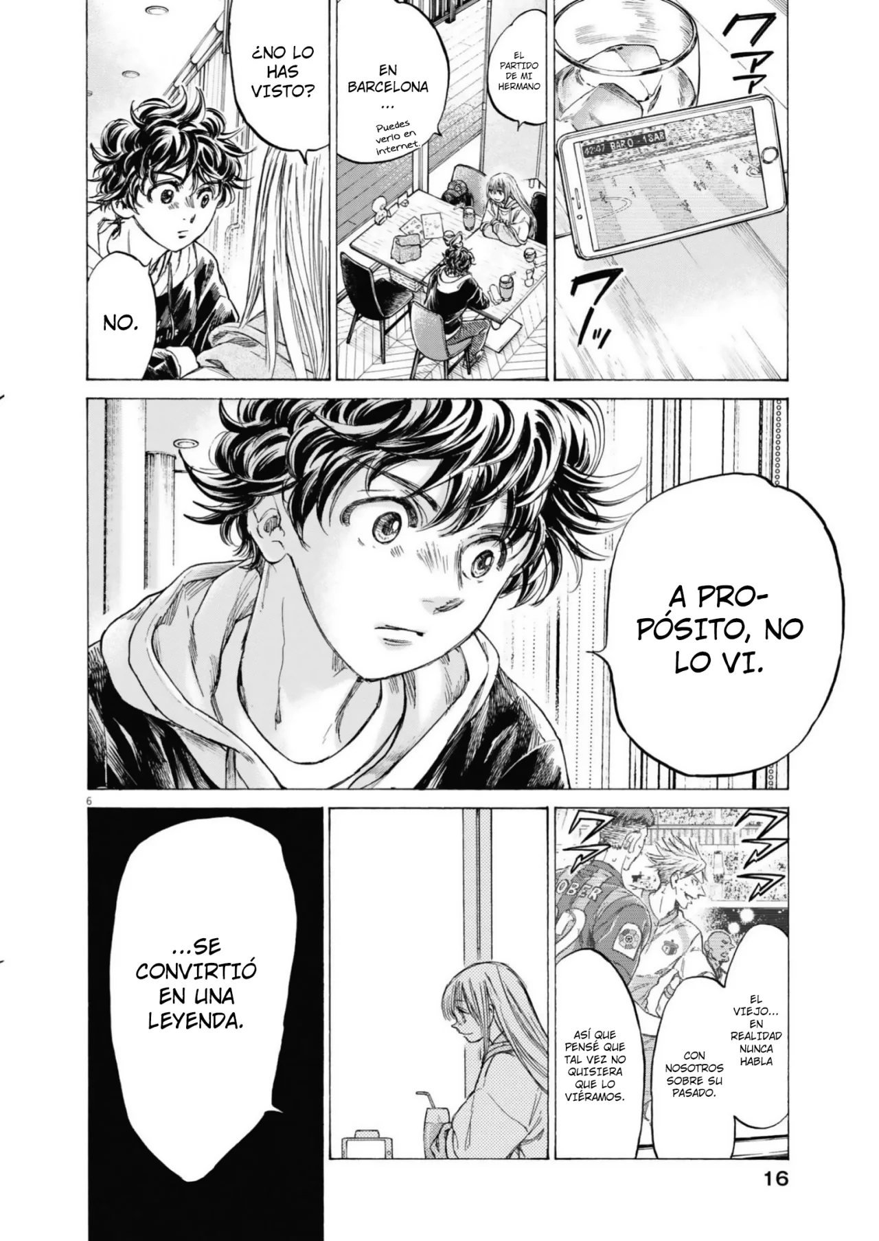 Read Ao ashi ES Manga Online
