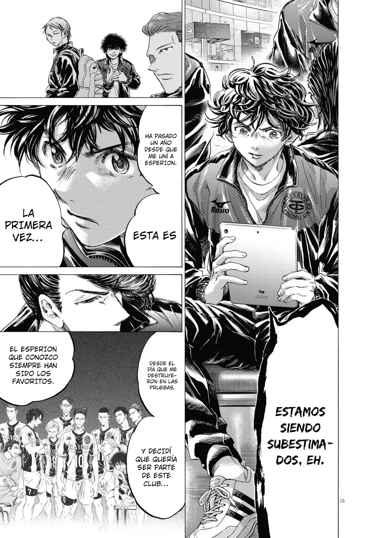 Read Ao ashi ES Manga Online