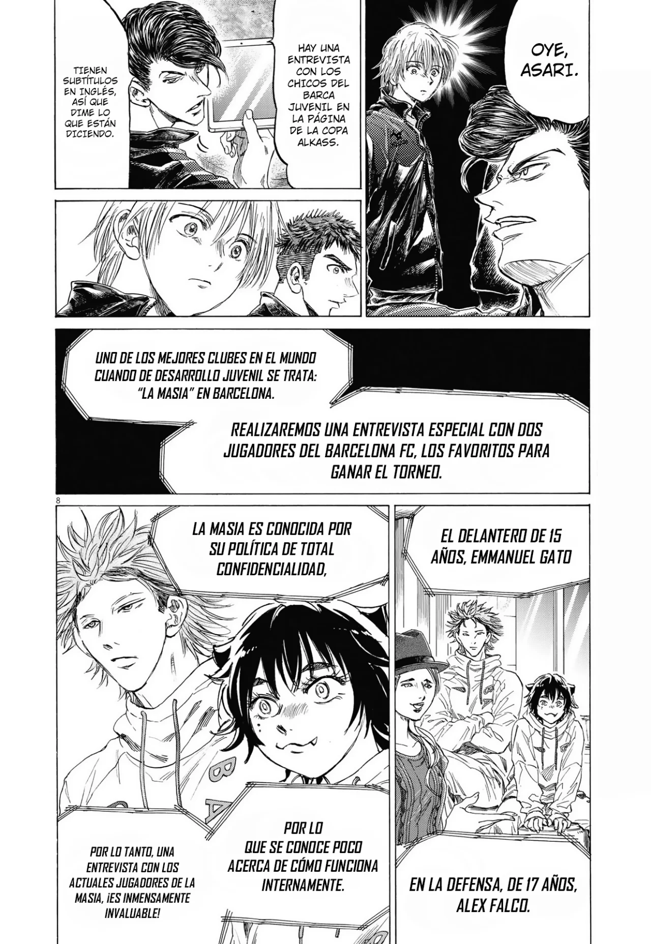 Read Ao ashi ES Manga Online
