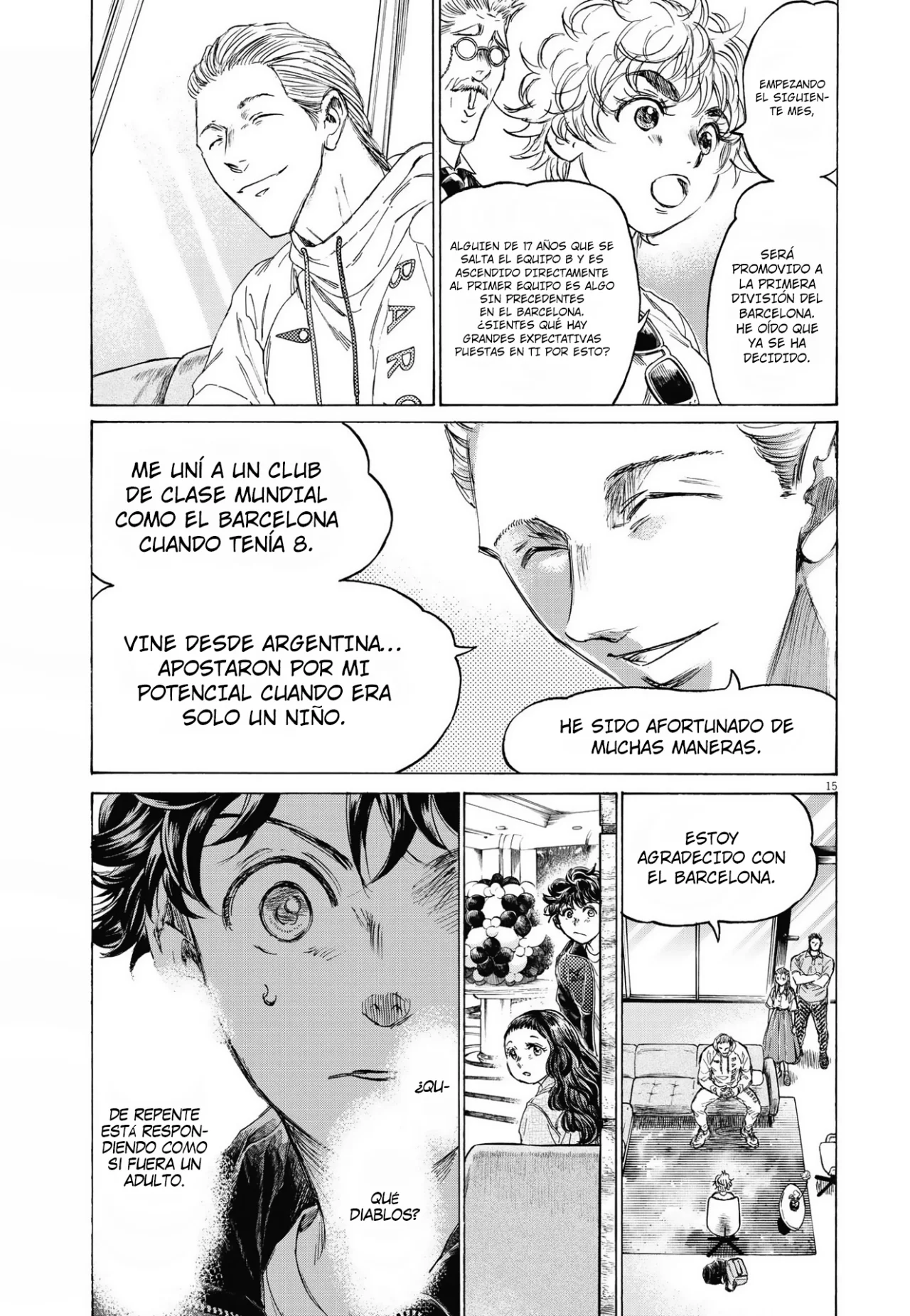 Read Ao ashi ES Manga Online