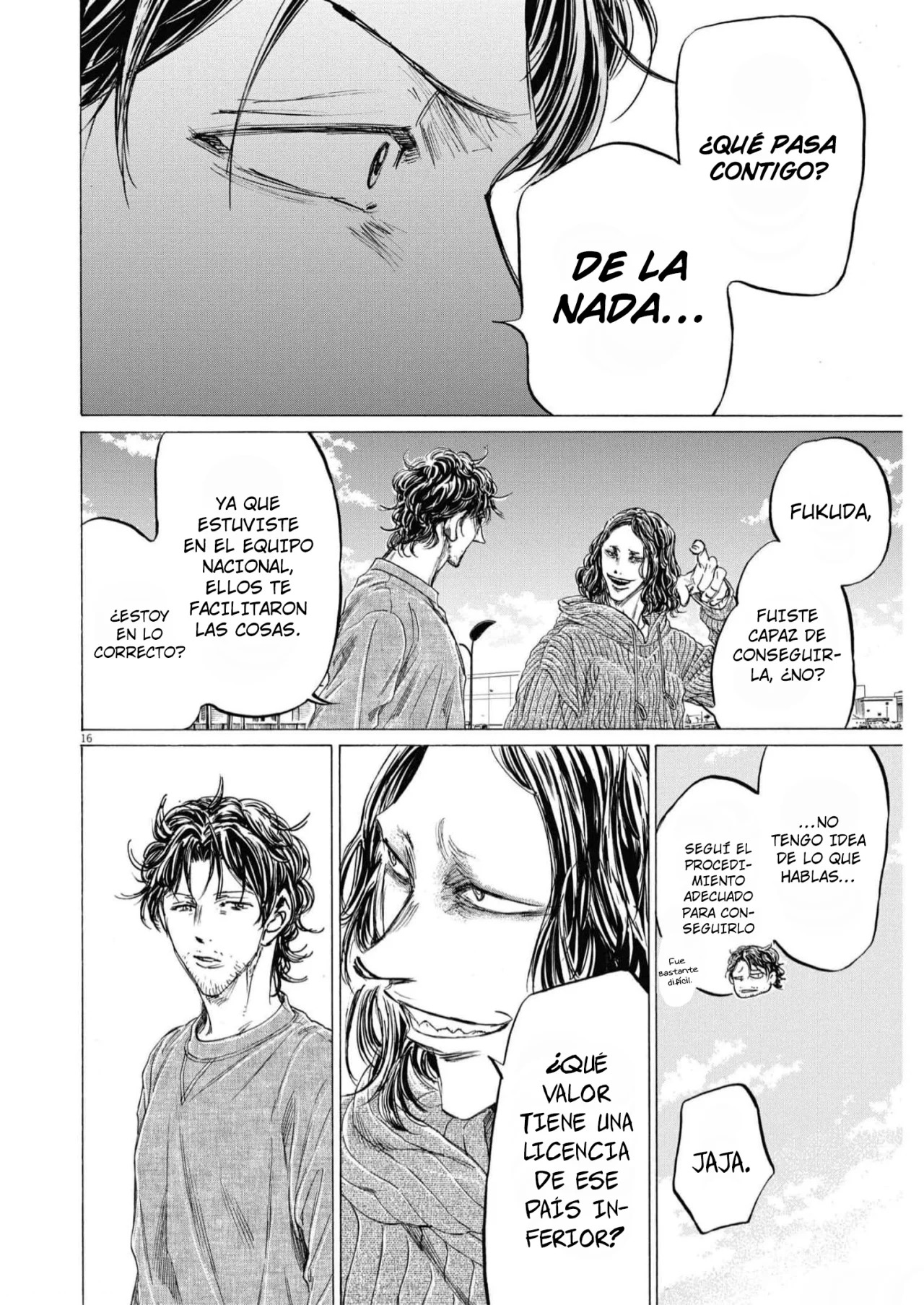Read Ao ashi ES Manga Online