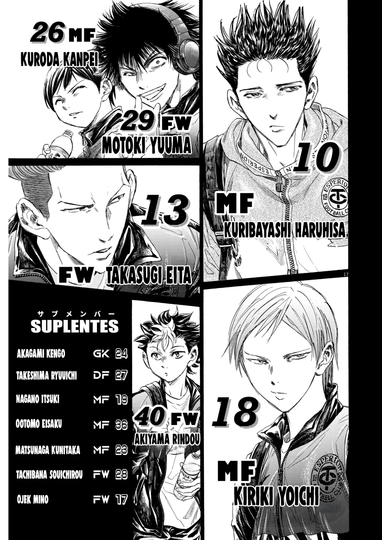 Read Ao ashi ES Manga Online