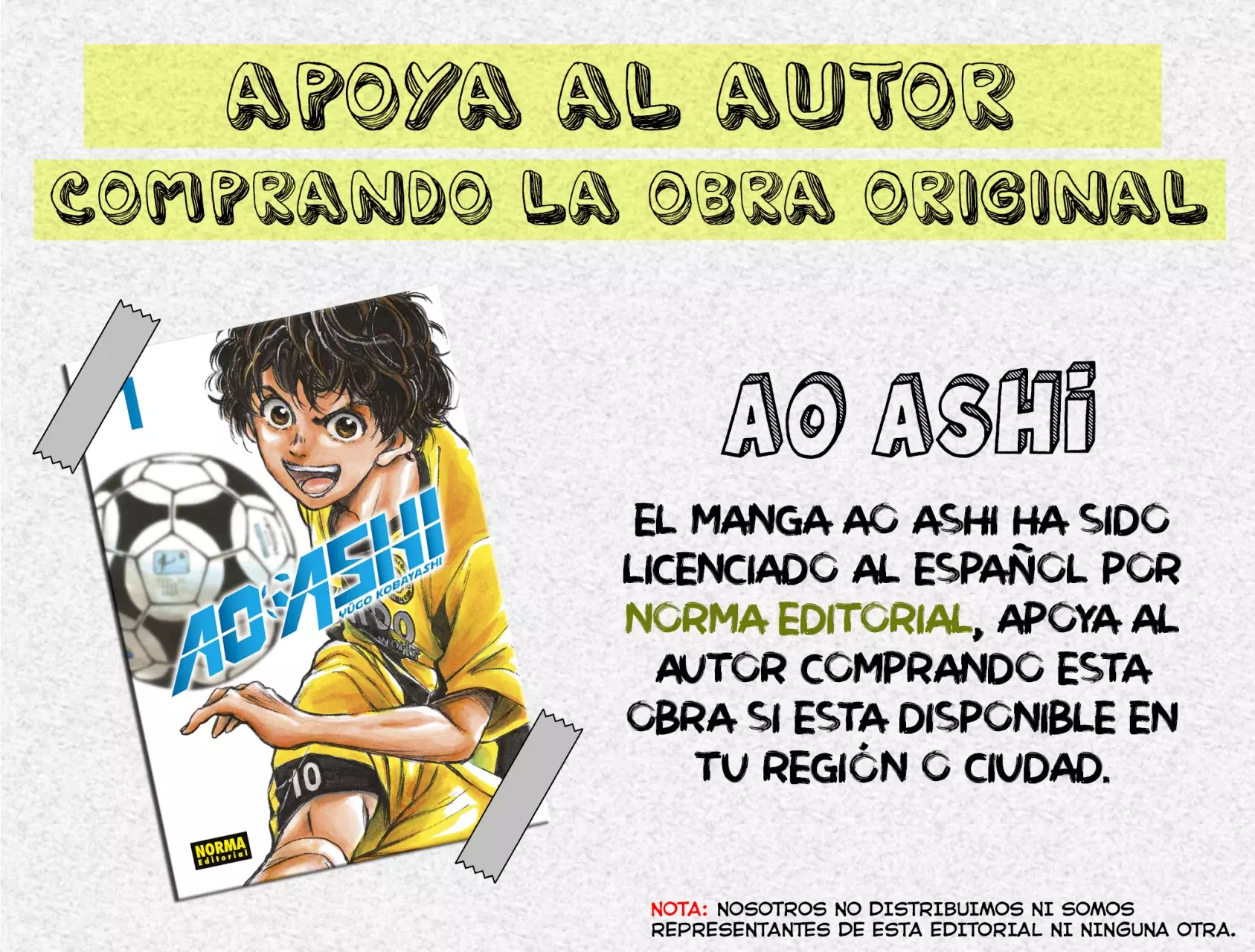 Read Ao ashi ES Manga Online