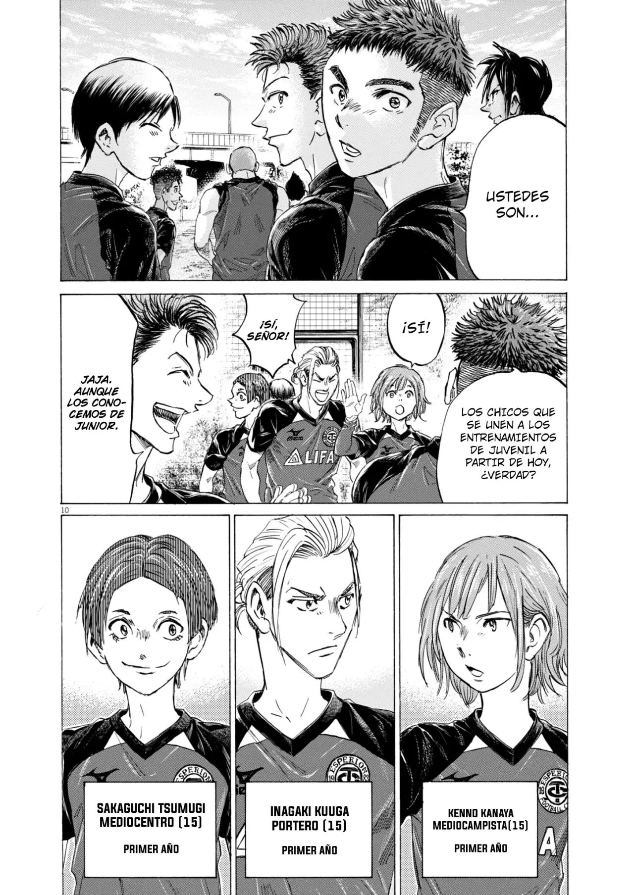 Read Ao ashi ES Manga Online