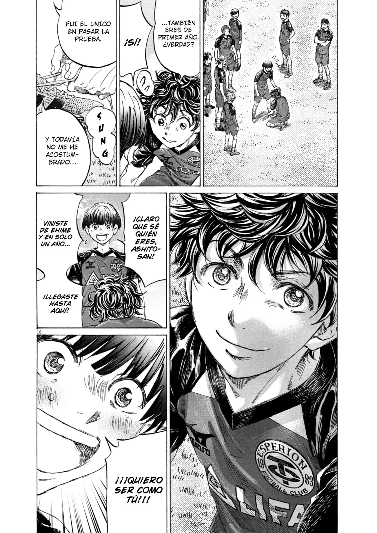 Read Ao ashi ES Manga Online