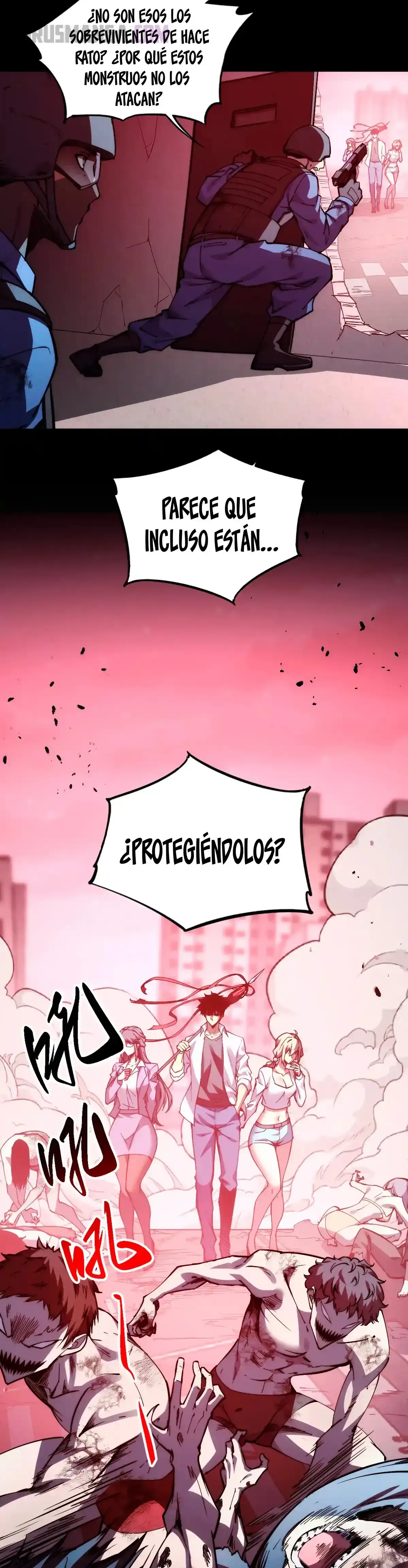 Read Apocalipsis El Estandarte del Rey Humano inclina a todas las discípulas ES Manga Online