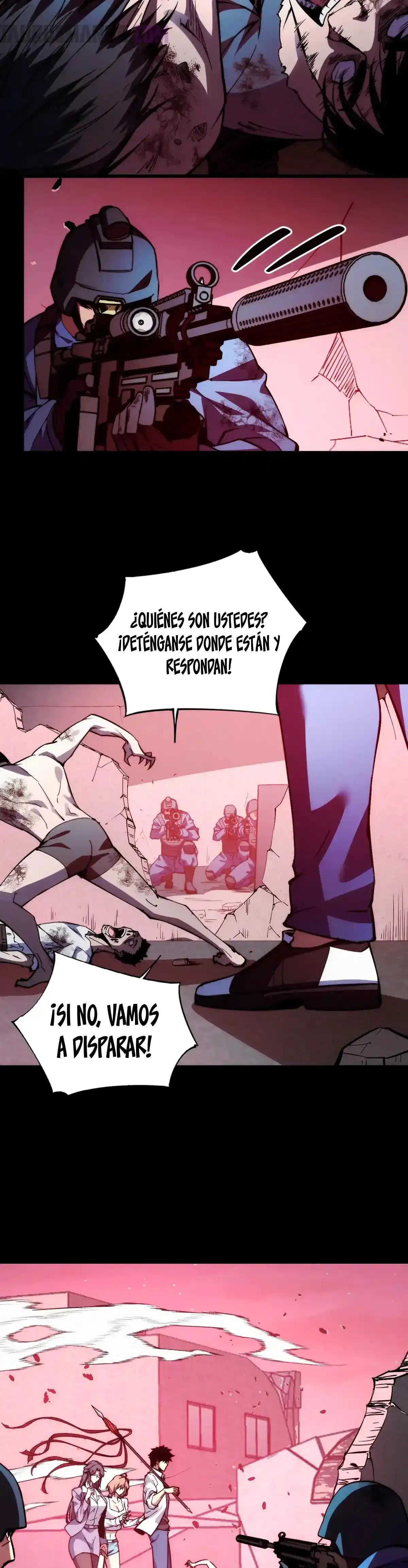 Read Apocalipsis El Estandarte del Rey Humano inclina a todas las discípulas ES Manga Online