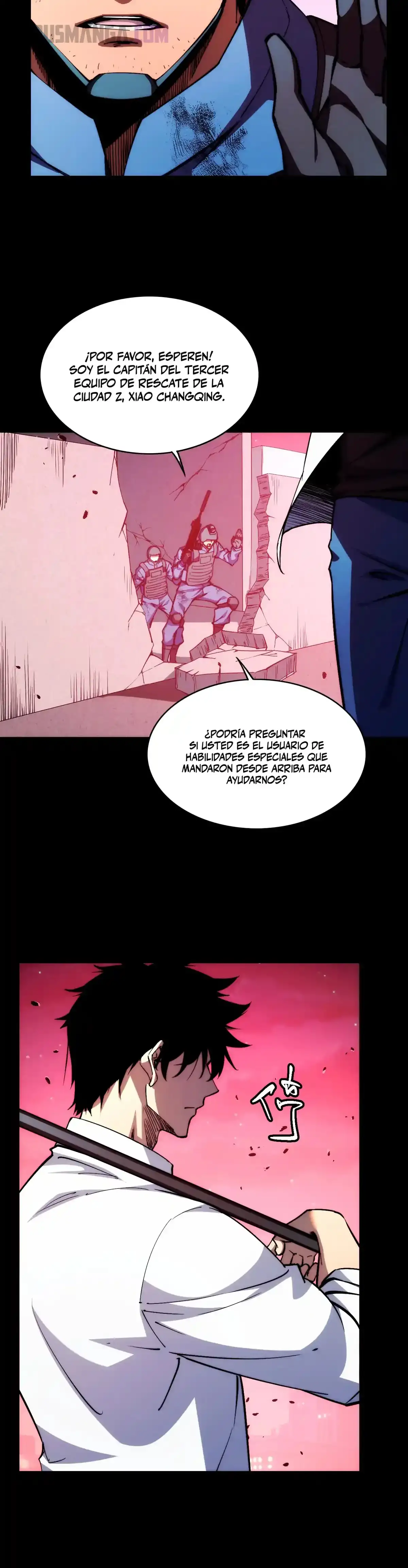 Read Apocalipsis El Estandarte del Rey Humano inclina a todas las discípulas ES Manga Online