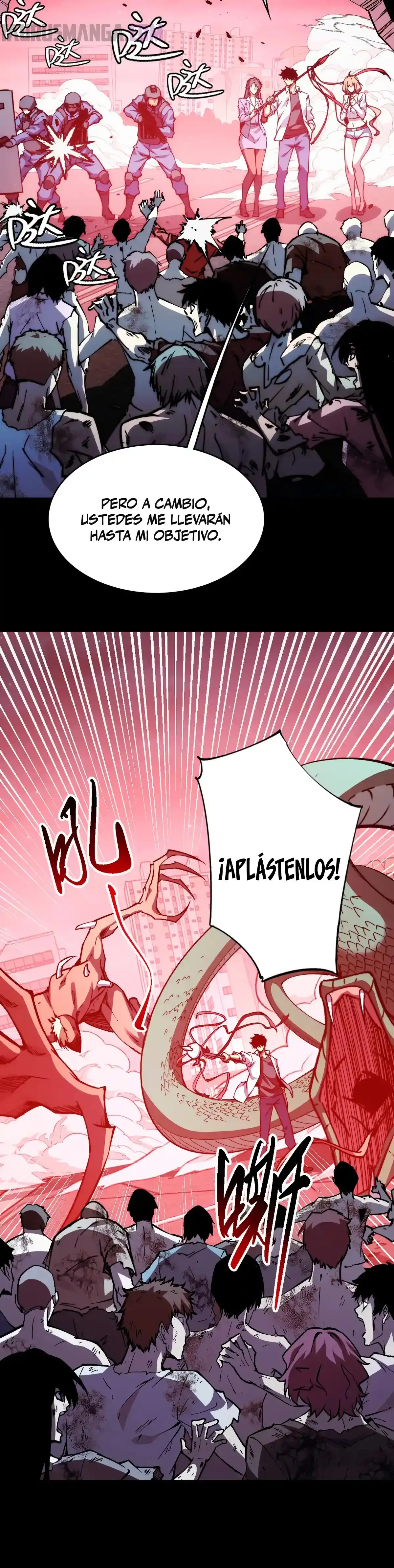 Read Apocalipsis El Estandarte del Rey Humano inclina a todas las discípulas ES Manga Online