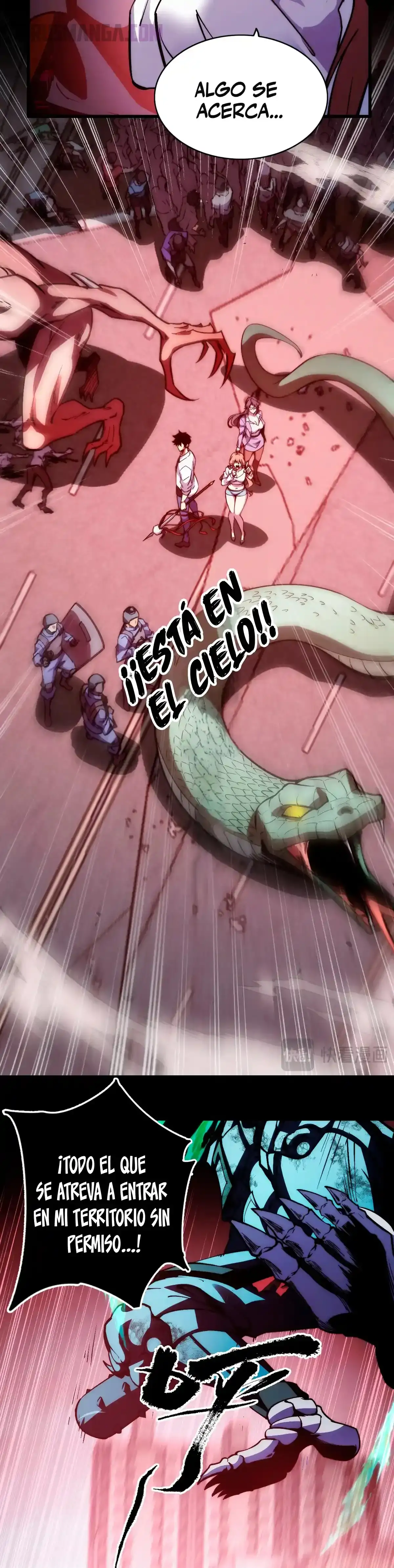 Read Apocalipsis El Estandarte del Rey Humano inclina a todas las discípulas ES Manga Online