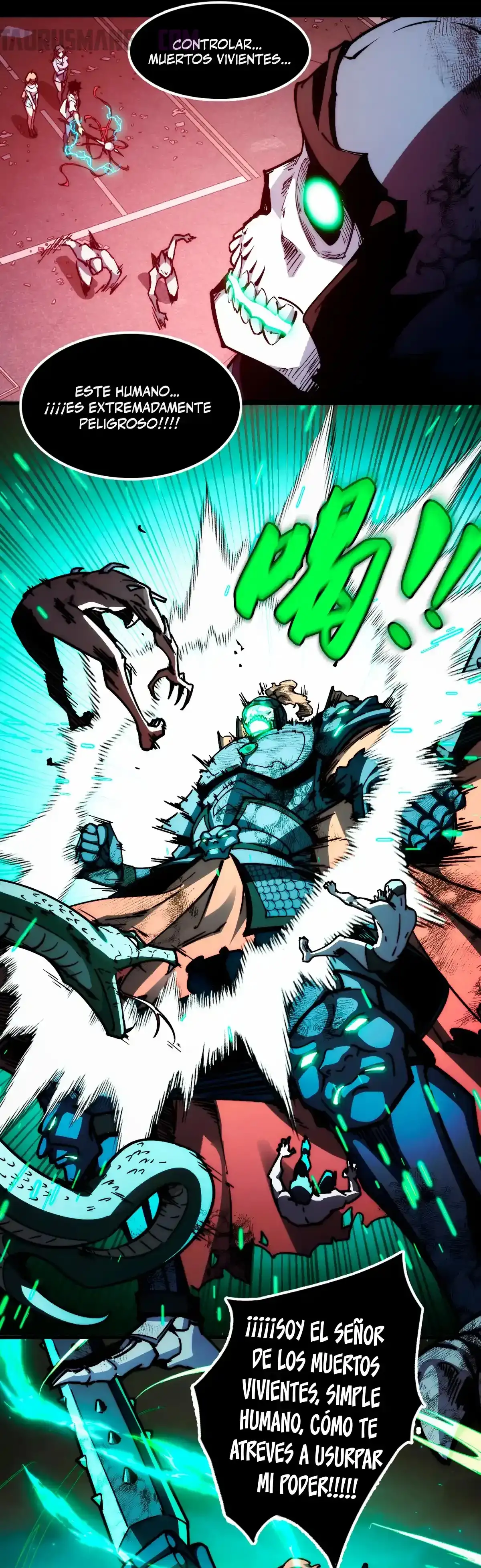 Read Apocalipsis El Estandarte del Rey Humano inclina a todas las discípulas ES Manga Online