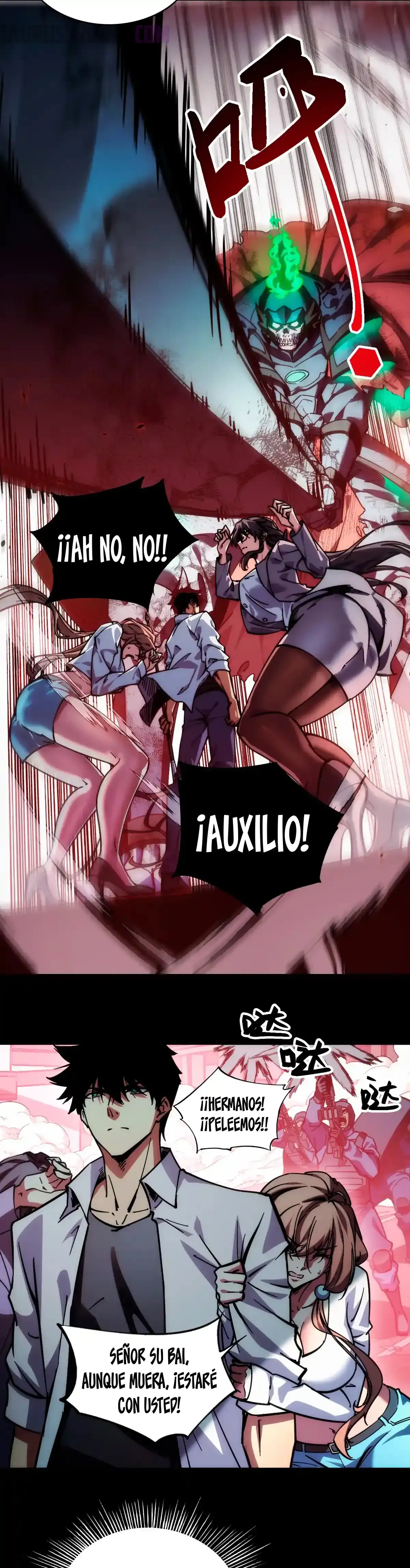 Read Apocalipsis El Estandarte del Rey Humano inclina a todas las discípulas ES Manga Online