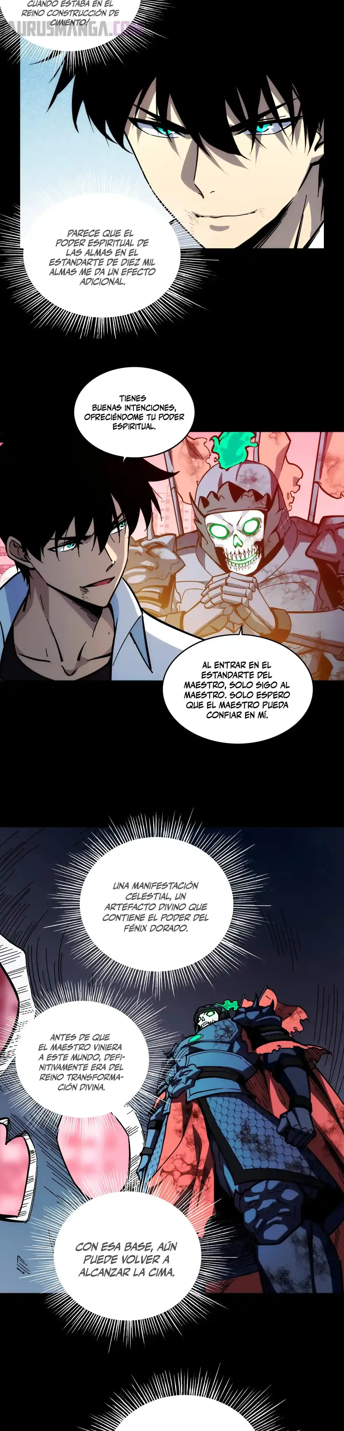 Read Apocalipsis El Estandarte del Rey Humano inclina a todas las discípulas ES Manga Online