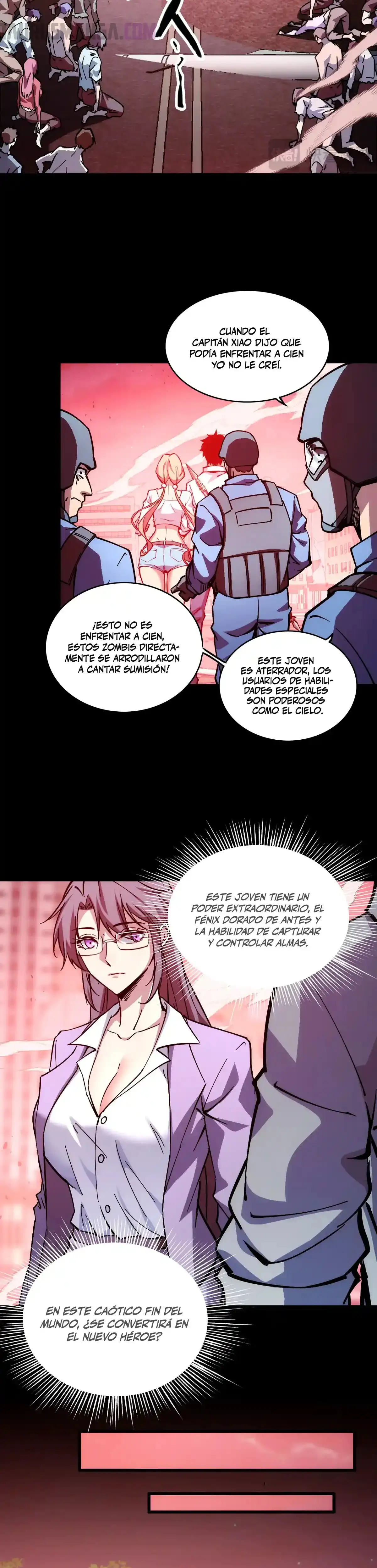 Read Apocalipsis El Estandarte del Rey Humano inclina a todas las discípulas ES Manga Online