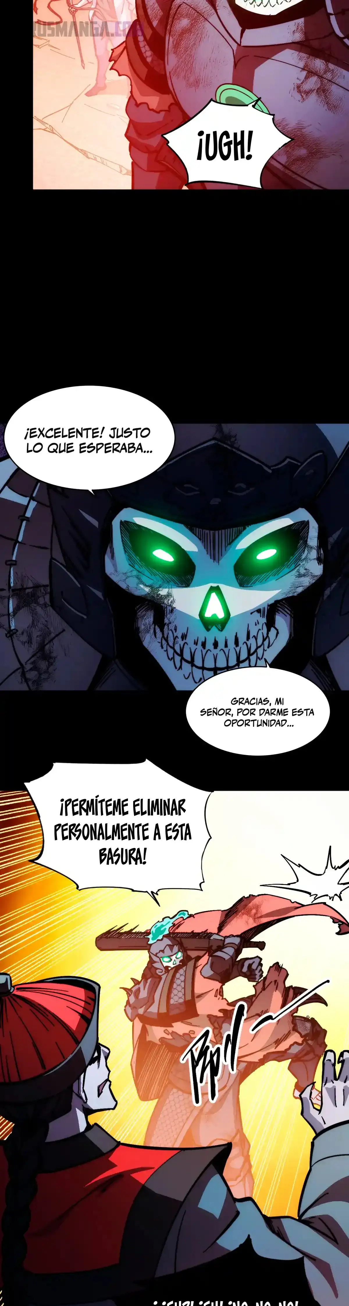 Read Apocalipsis El Estandarte del Rey Humano inclina a todas las discípulas ES Manga Online
