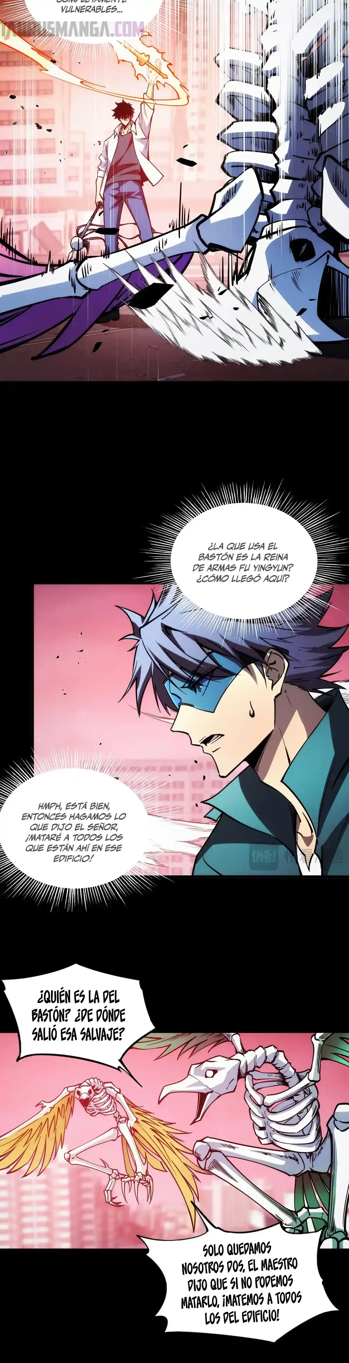 Read Apocalipsis El Estandarte del Rey Humano inclina a todas las discípulas ES Manga Online