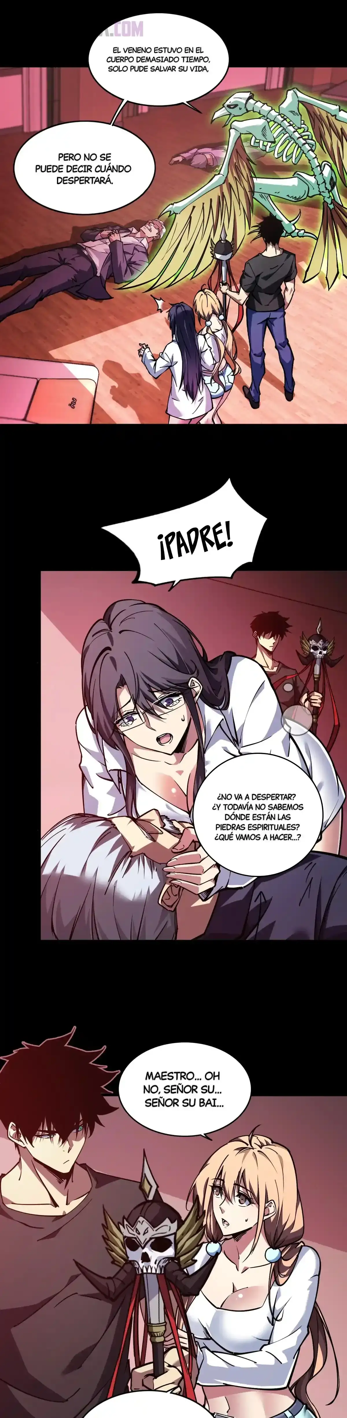 Read Apocalipsis El Estandarte del Rey Humano inclina a todas las discípulas ES Manga Online