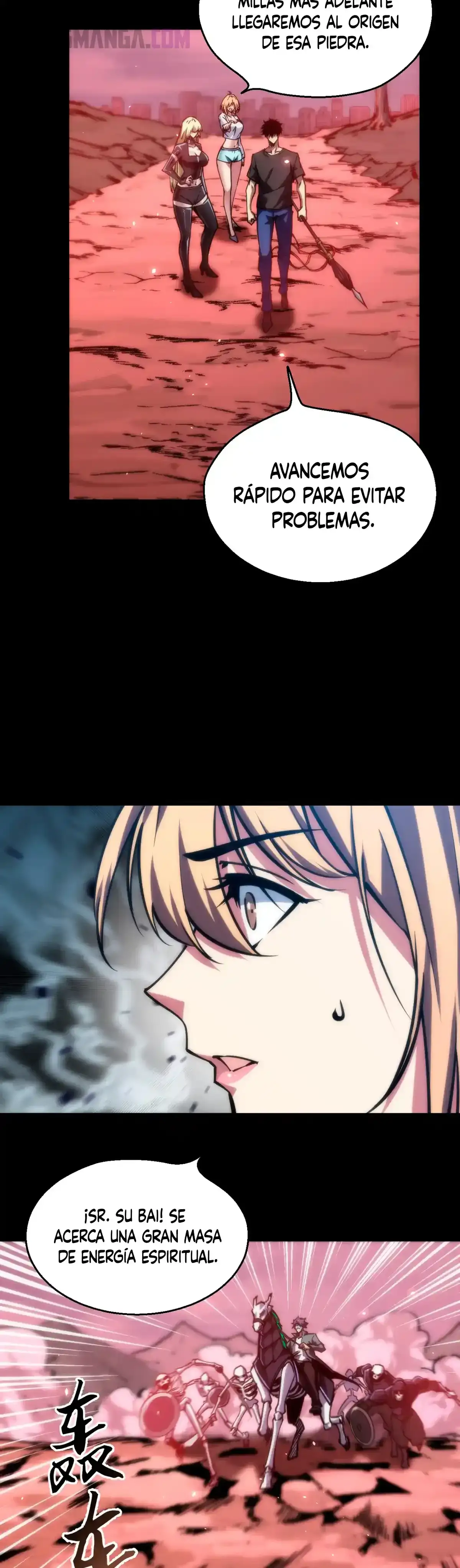 Read Apocalipsis El Estandarte del Rey Humano inclina a todas las discípulas ES Manga Online