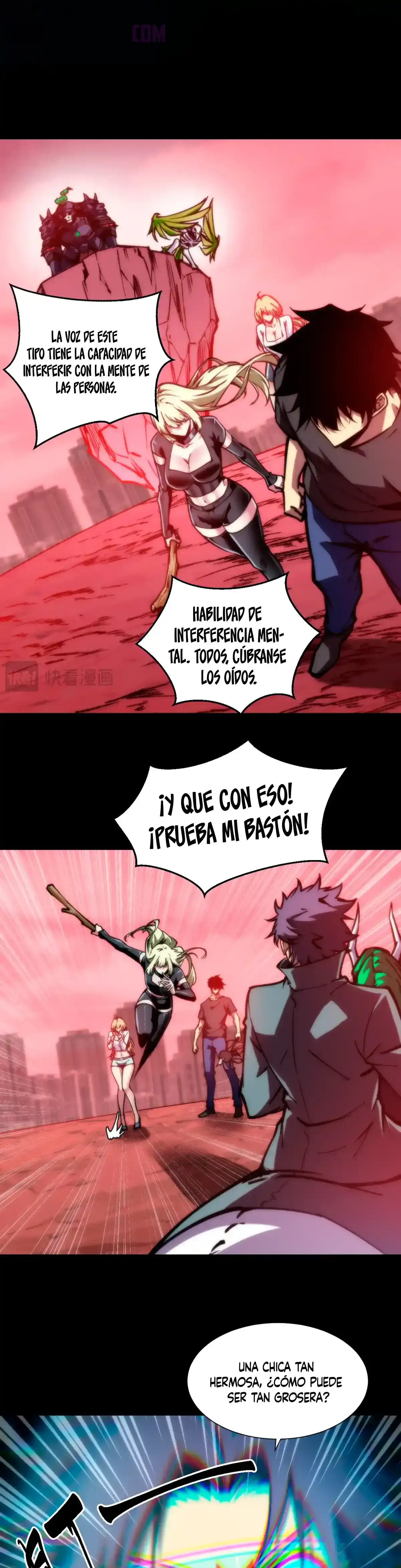 Read Apocalipsis El Estandarte del Rey Humano inclina a todas las discípulas ES Manga Online