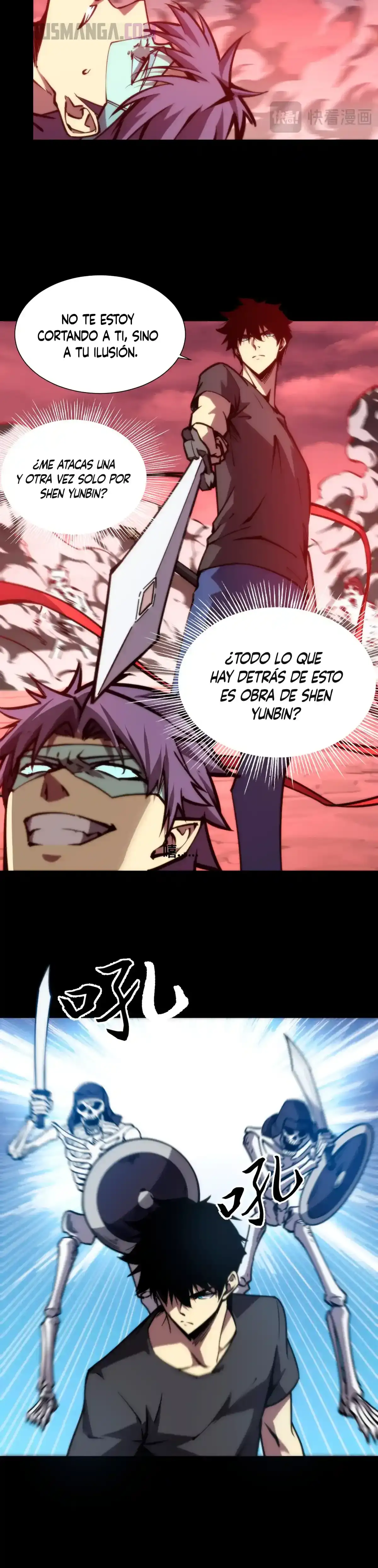 Read Apocalipsis El Estandarte del Rey Humano inclina a todas las discípulas ES Manga Online