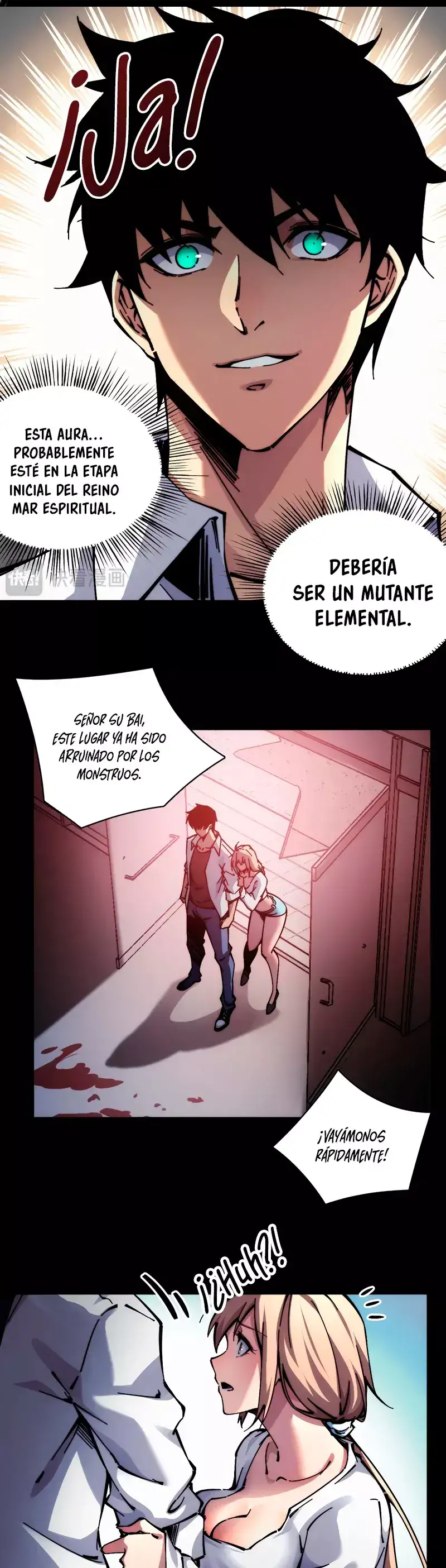 Read Apocalipsis El Estandarte del Rey Humano inclina a todas las discípulas ES Manga Online