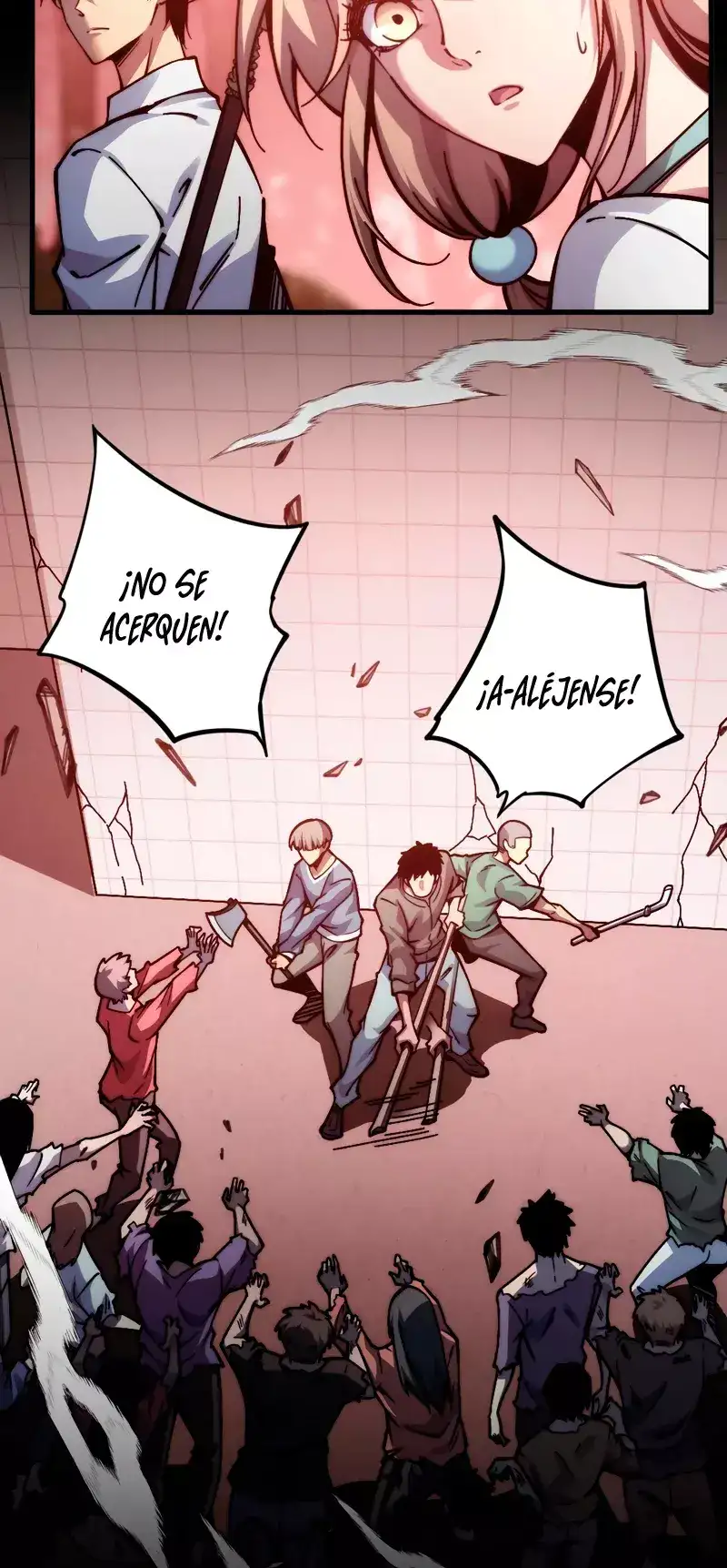 Read Apocalipsis El Estandarte del Rey Humano inclina a todas las discípulas ES Manga Online