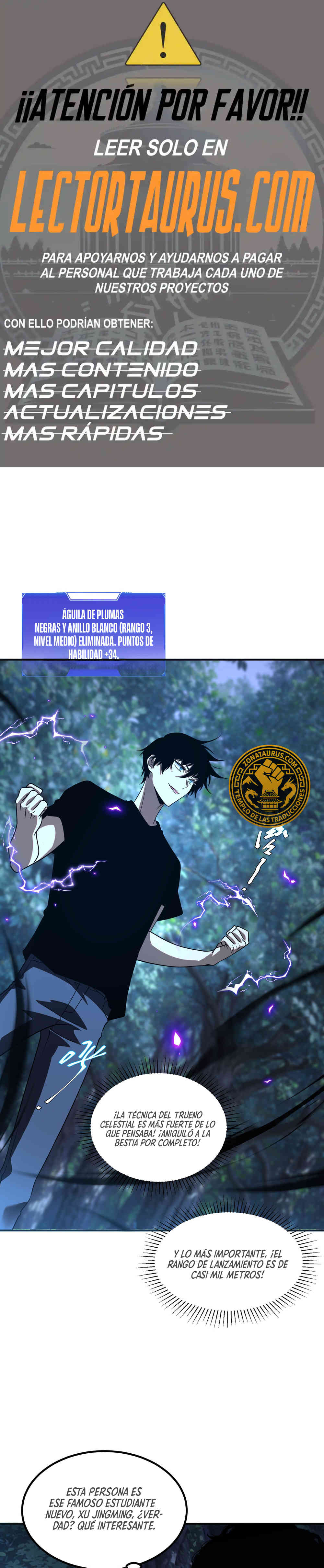 Read Despertar del guerrero del Rayo Clase SSS ES Manga Online