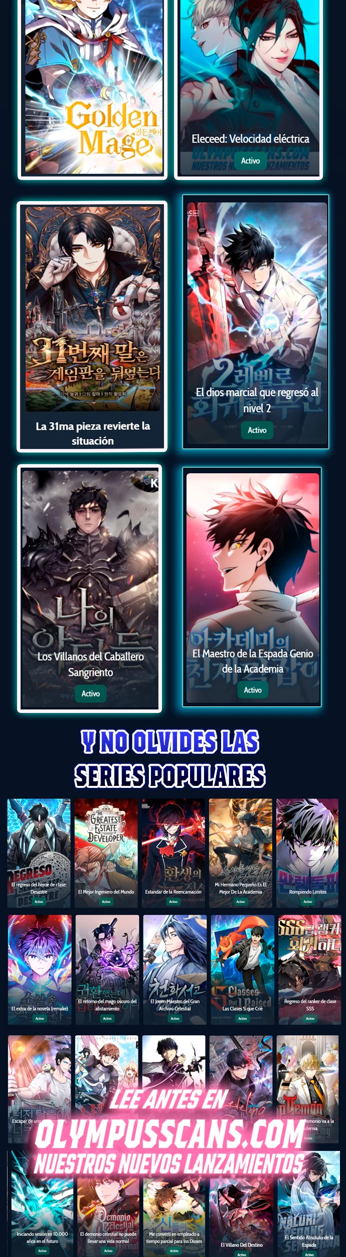 Read El Mago Oscuro Se Reencarna Despues De 66666 años ES Manga Online