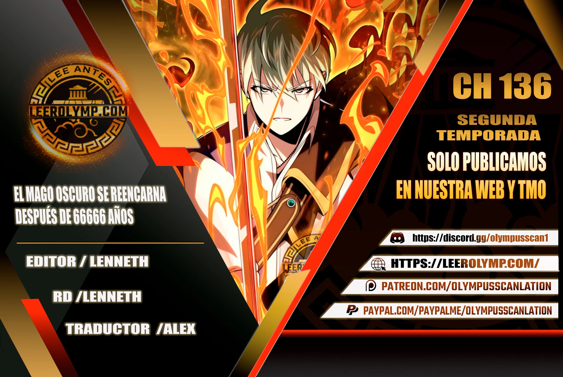 Read El Mago Oscuro Se Reencarna Despues De 66666 años ES Manga Online