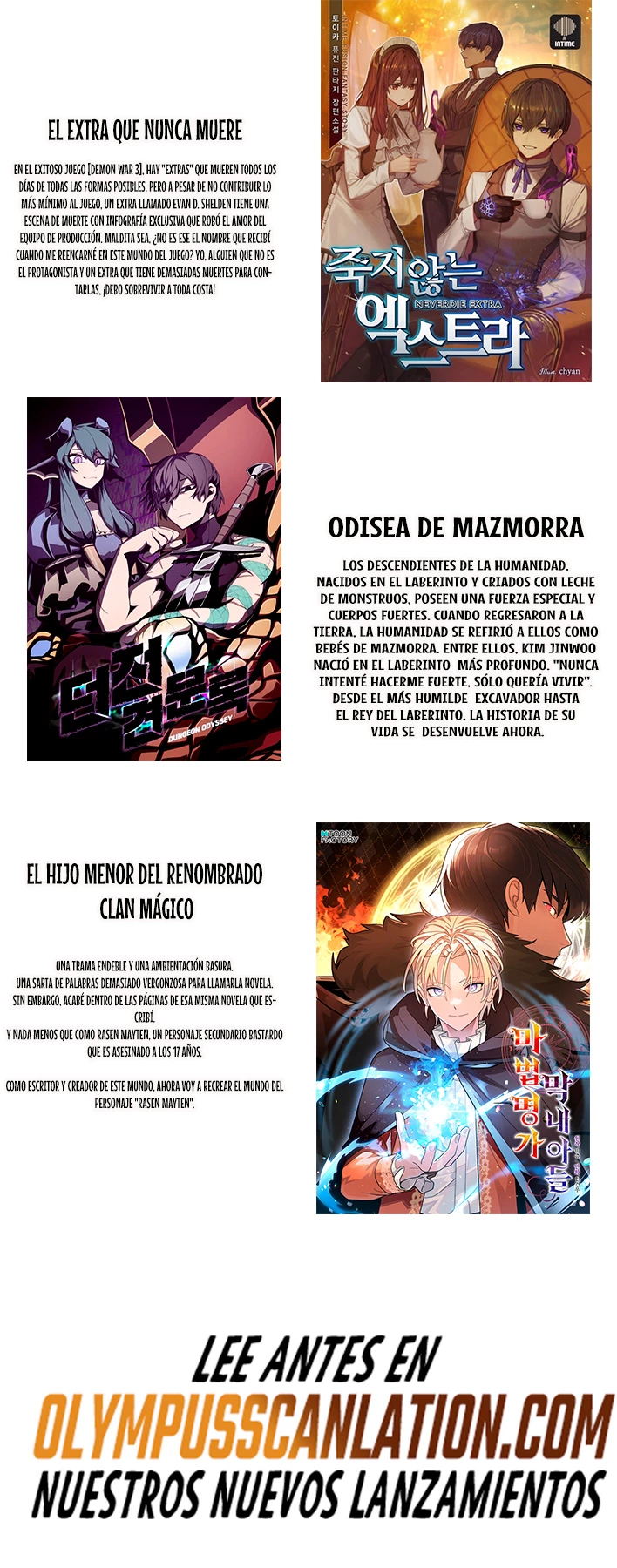 Read El Mago Oscuro Se Reencarna Despues De 66666 años ES Manga Online