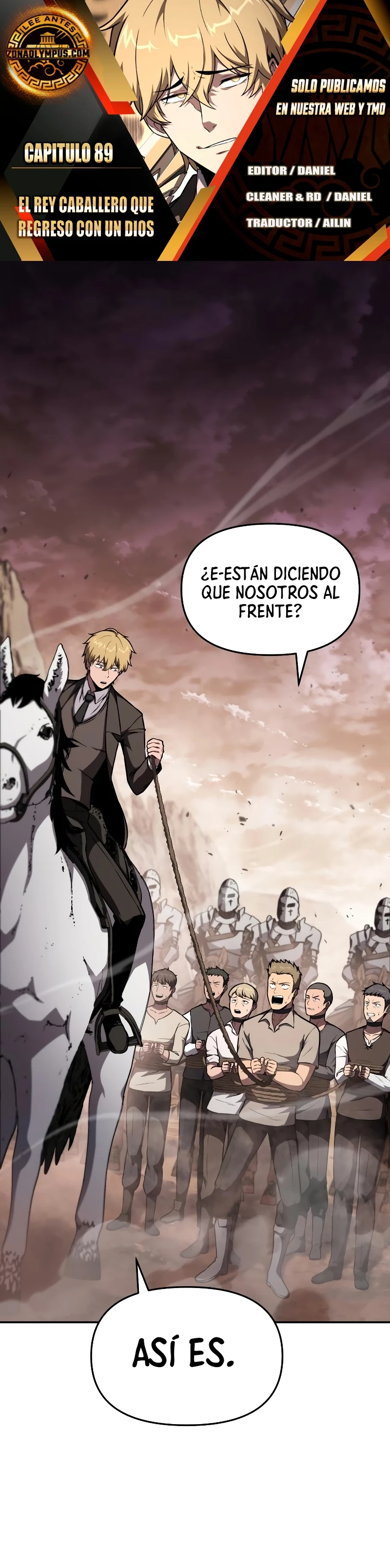Read El Rey Caballero que regreso con un Dios ES Manga Online