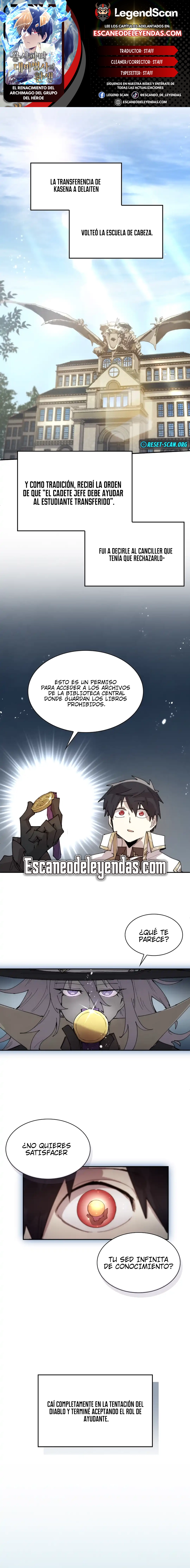 Read El renacimiento del archimago del grupo del héroe ES Manga Online