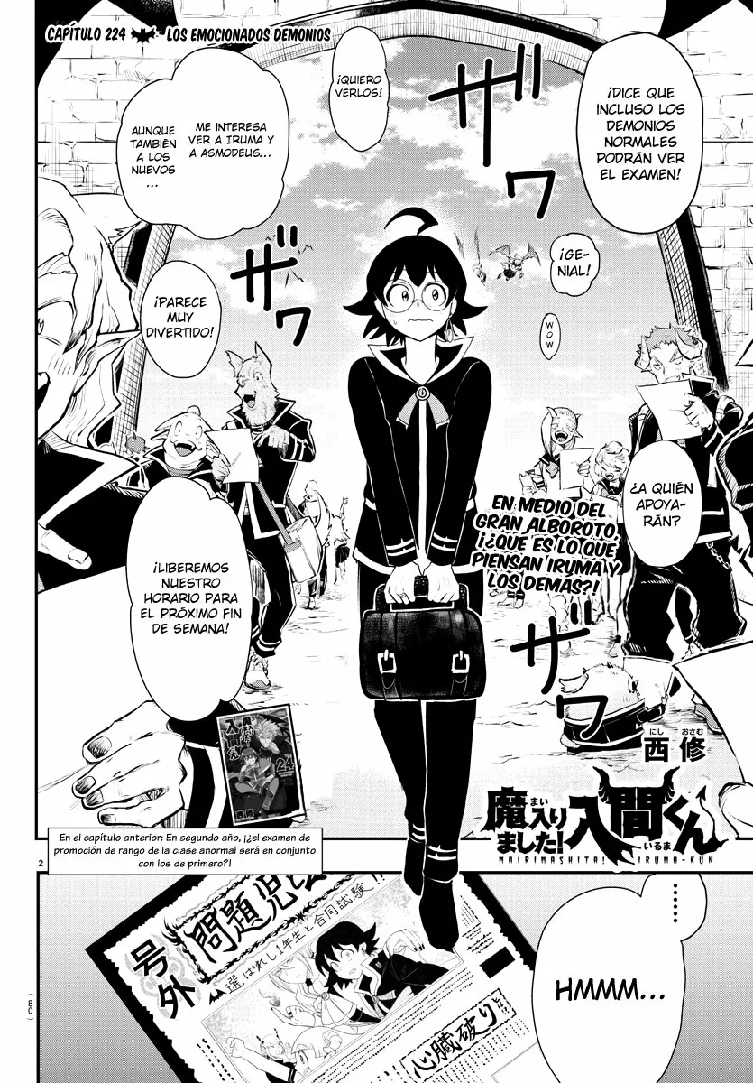 Read Mairimashita Iruma kun ES Manga Online