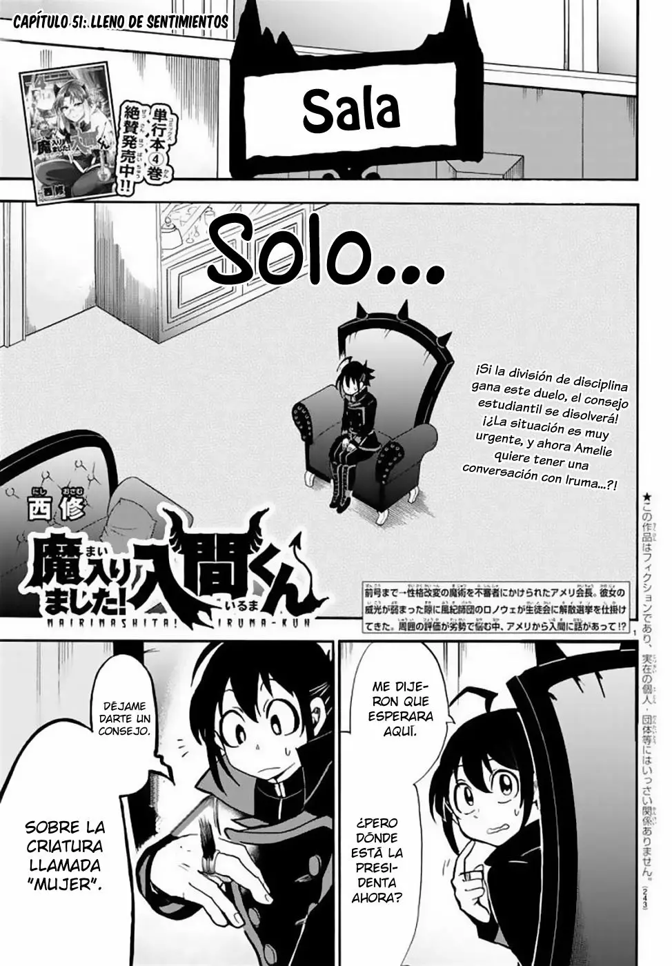 Read Mairimashita Iruma kun ES Manga Online