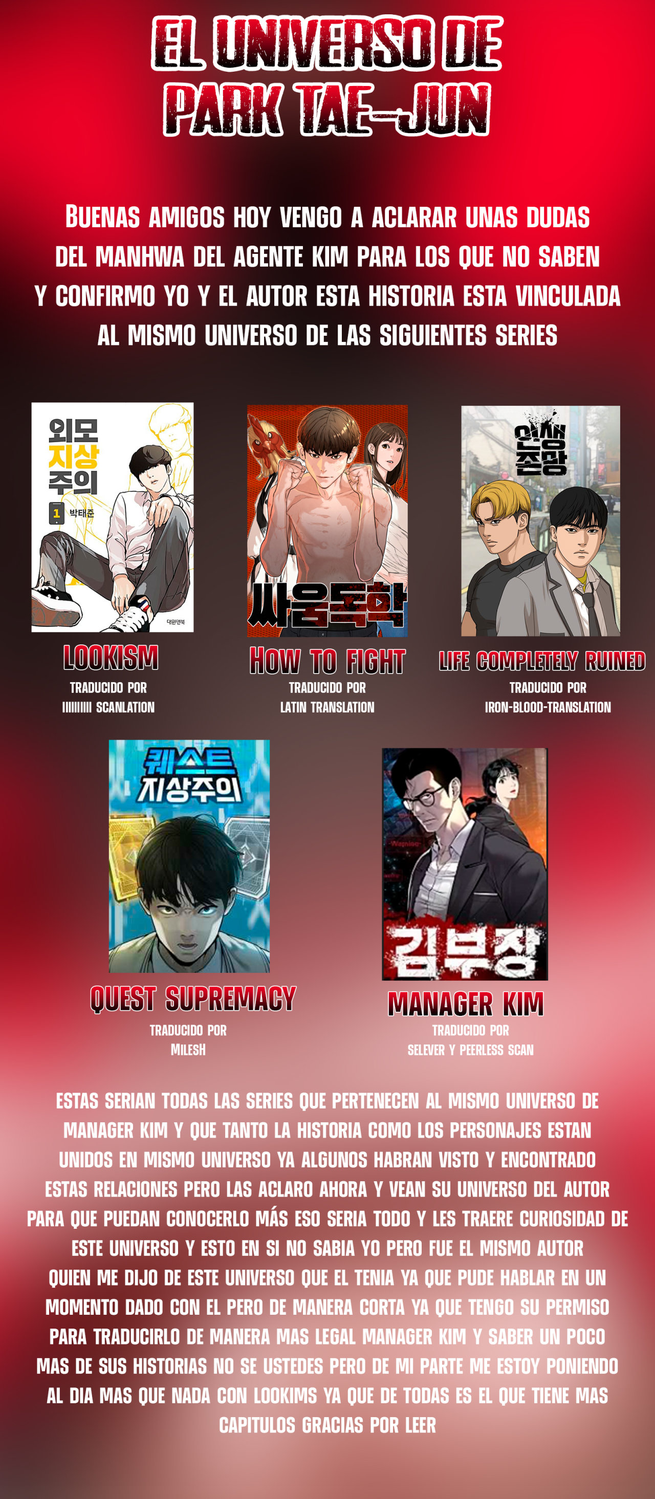 Read Manager Kim ES Manga Online