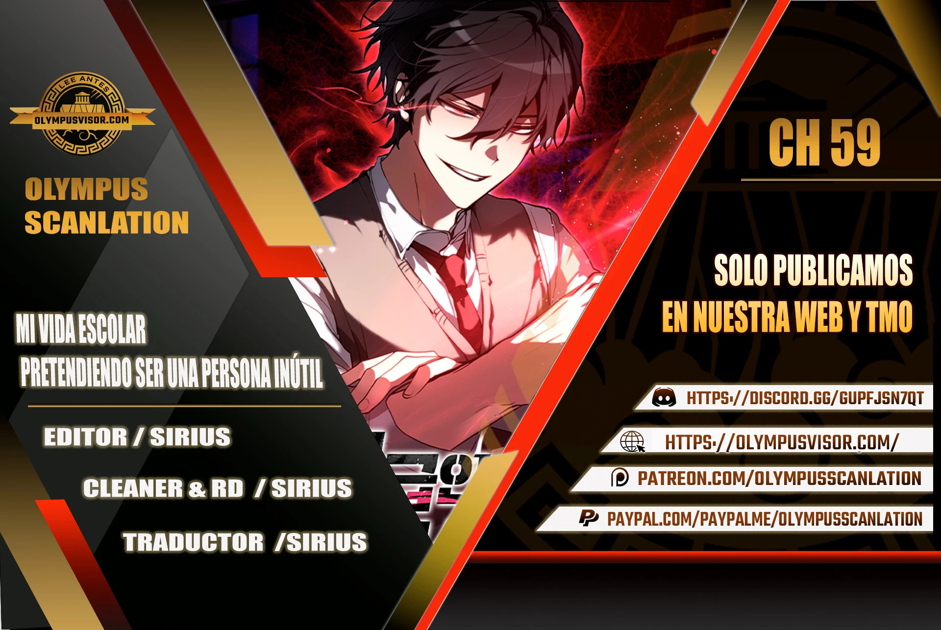 Read Mi vida escolar pretendiendo ser una persona inútil ES Manga Online