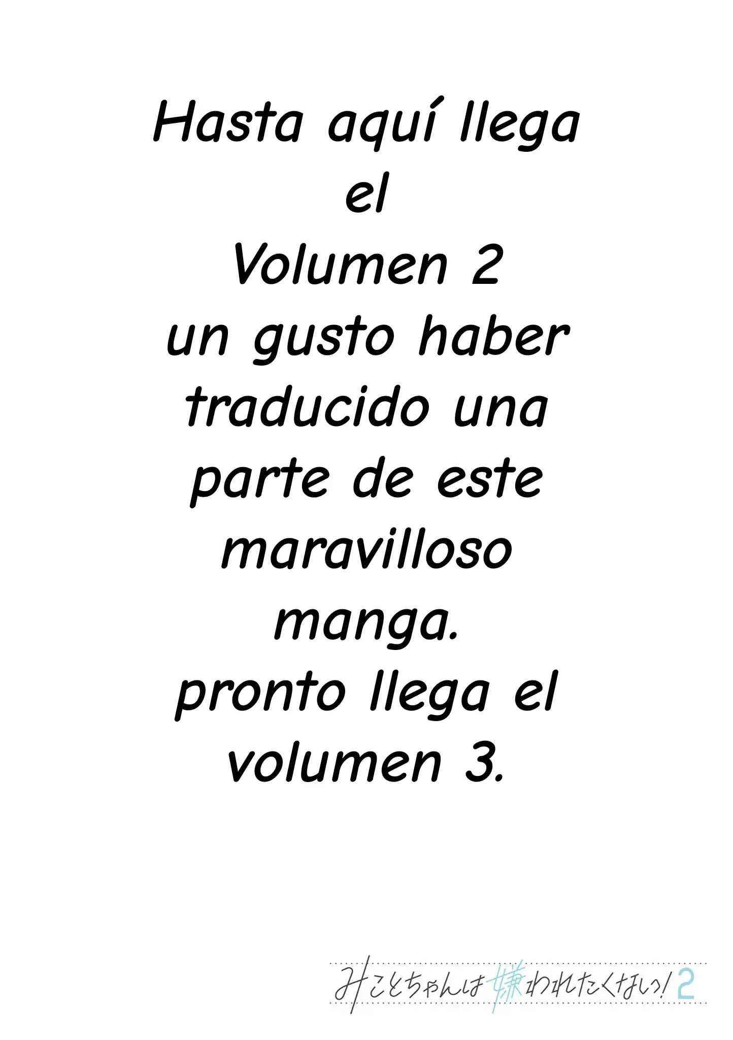 Read Mikoto chan No Quiere Ser Odiada ES Manga Online