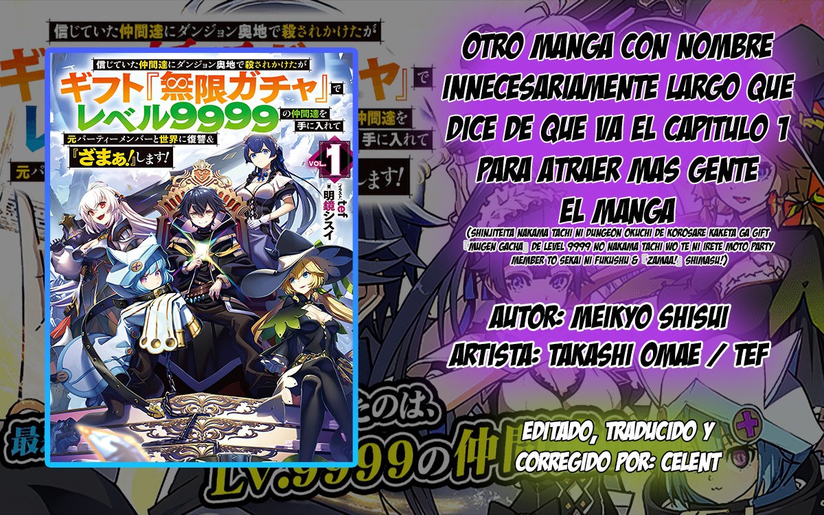 Read My Gift Lvl 9999 Unlimited Gacha ES Manga Online