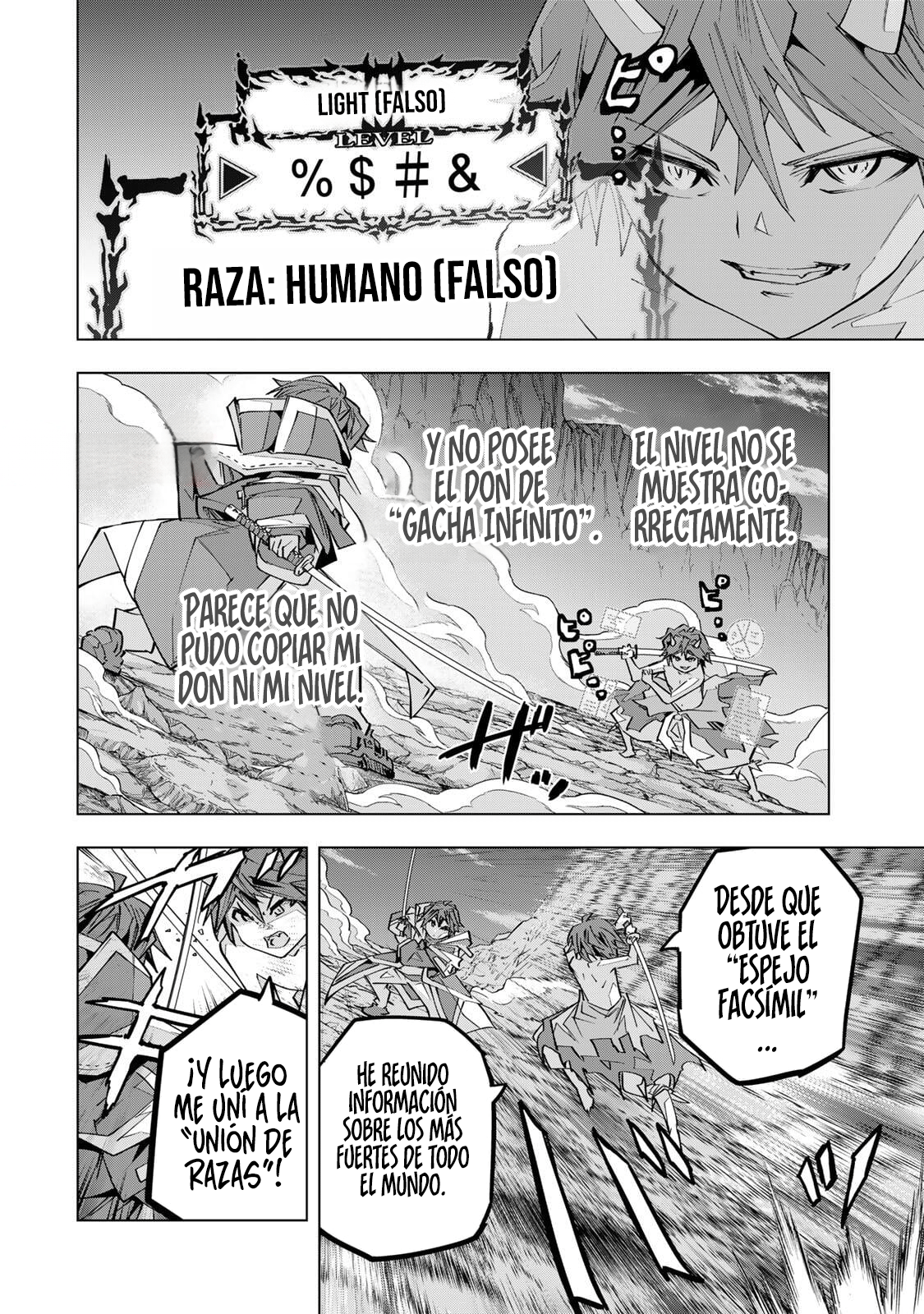Read My Gift Lvl 9999 Unlimited Gacha ES Manga Online