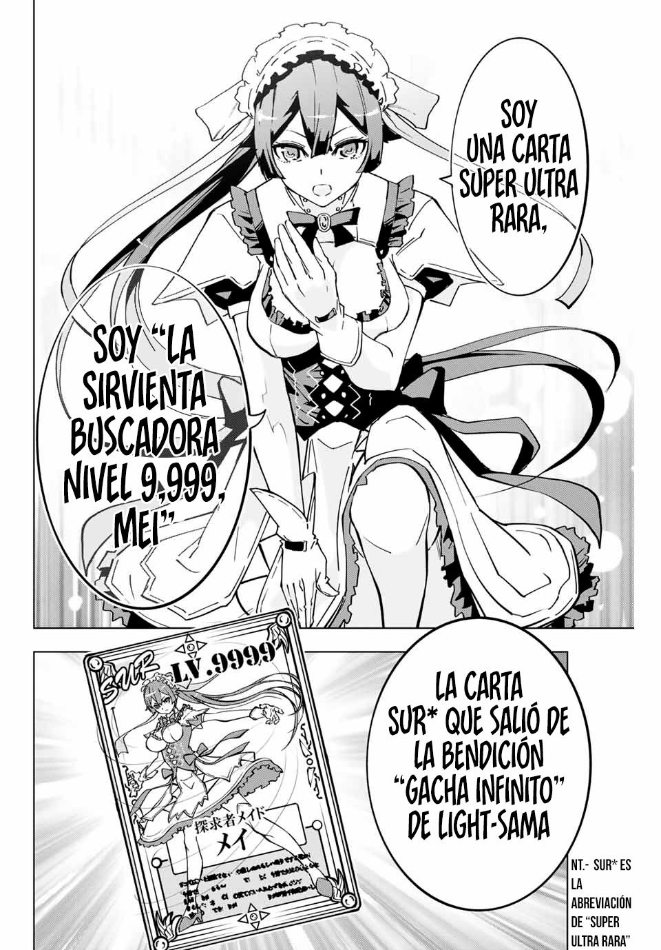 Read My Gift Lvl 9999 Unlimited Gacha ES Manga Online