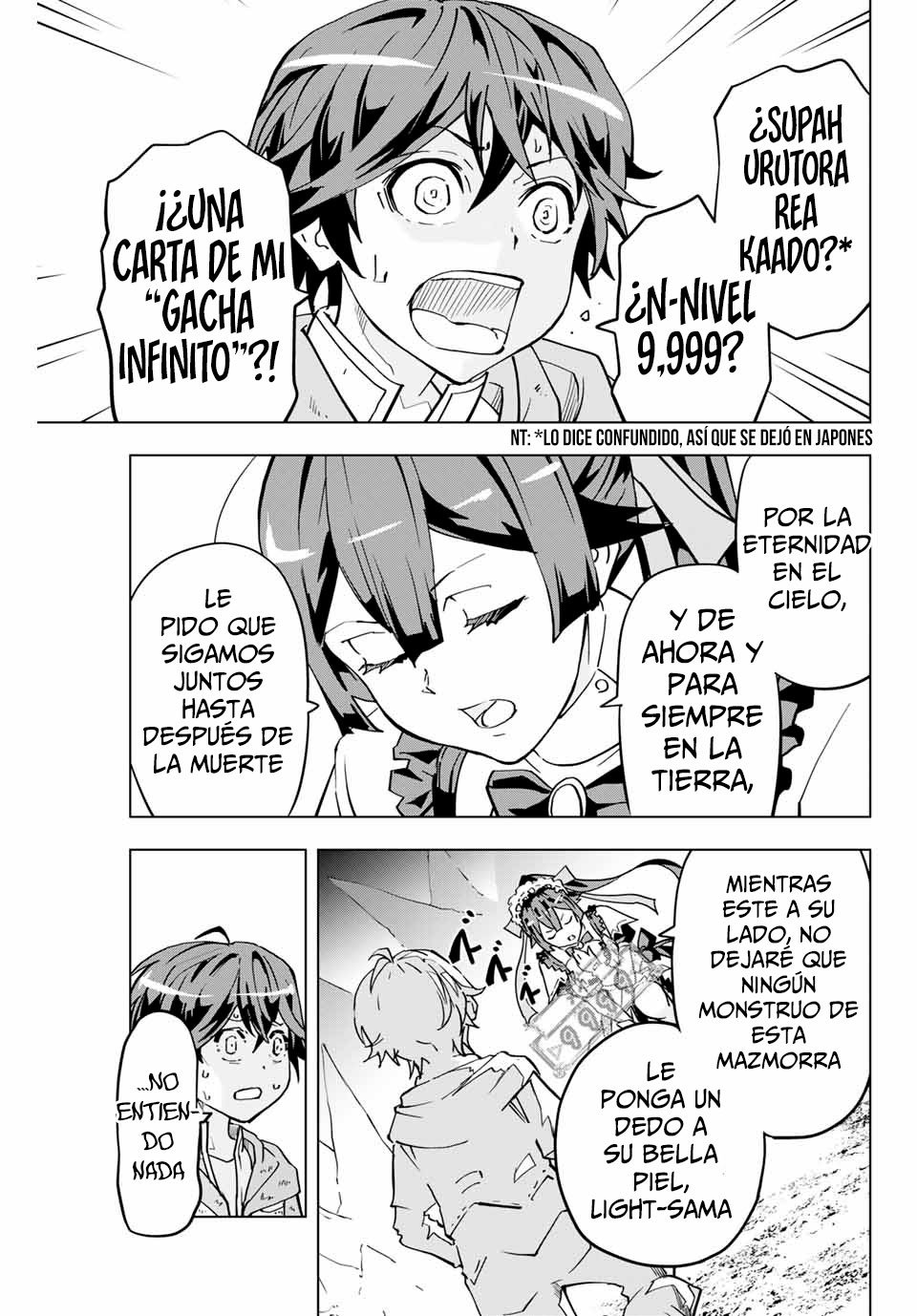 Read My Gift Lvl 9999 Unlimited Gacha ES Manga Online
