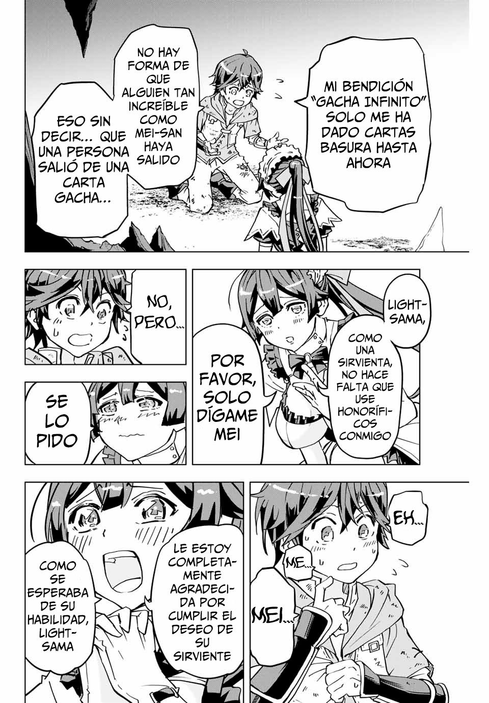 Read My Gift Lvl 9999 Unlimited Gacha ES Manga Online