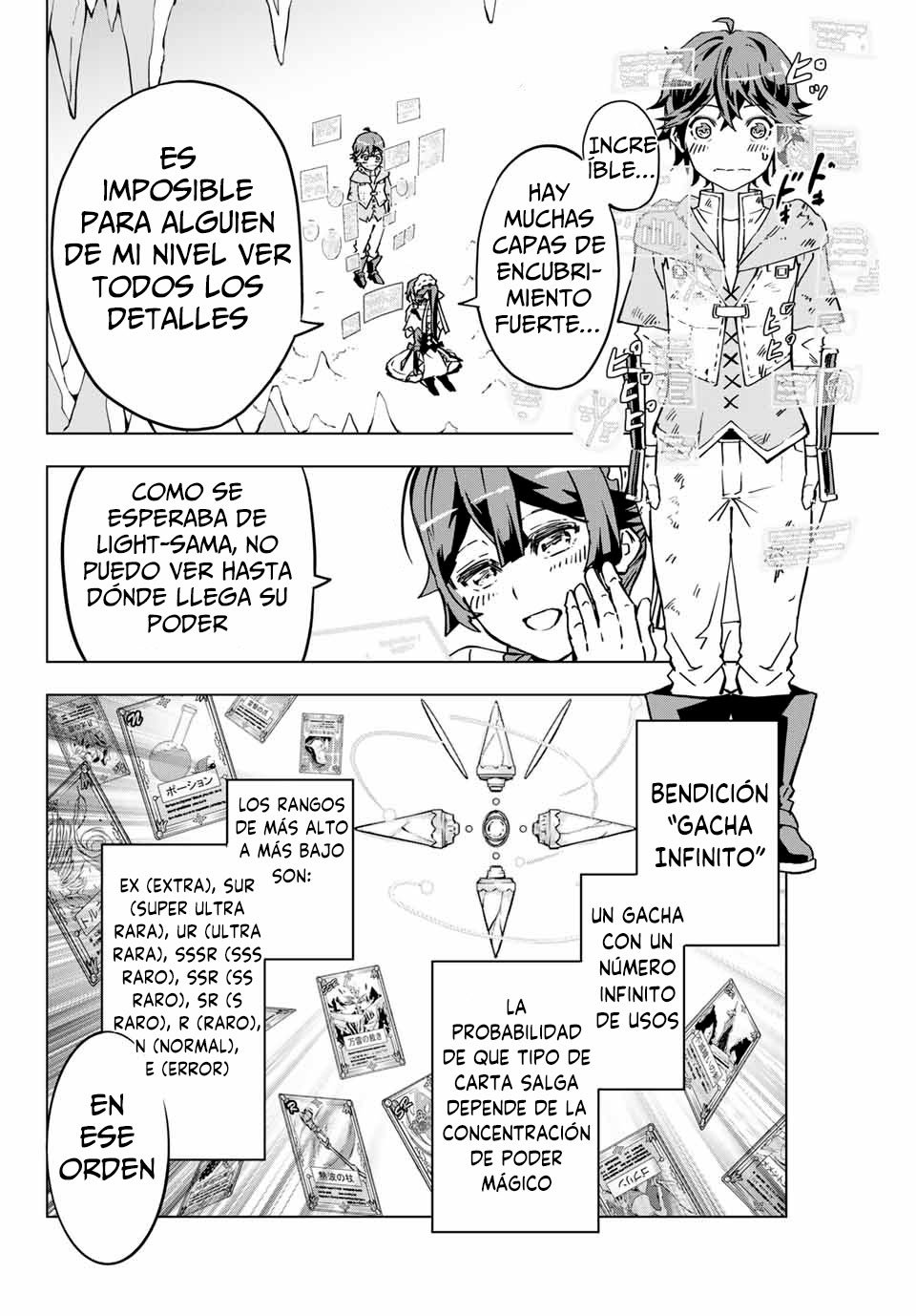 Read My Gift Lvl 9999 Unlimited Gacha ES Manga Online