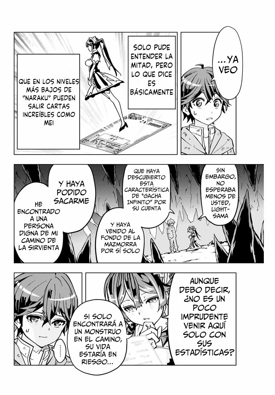 Read My Gift Lvl 9999 Unlimited Gacha ES Manga Online