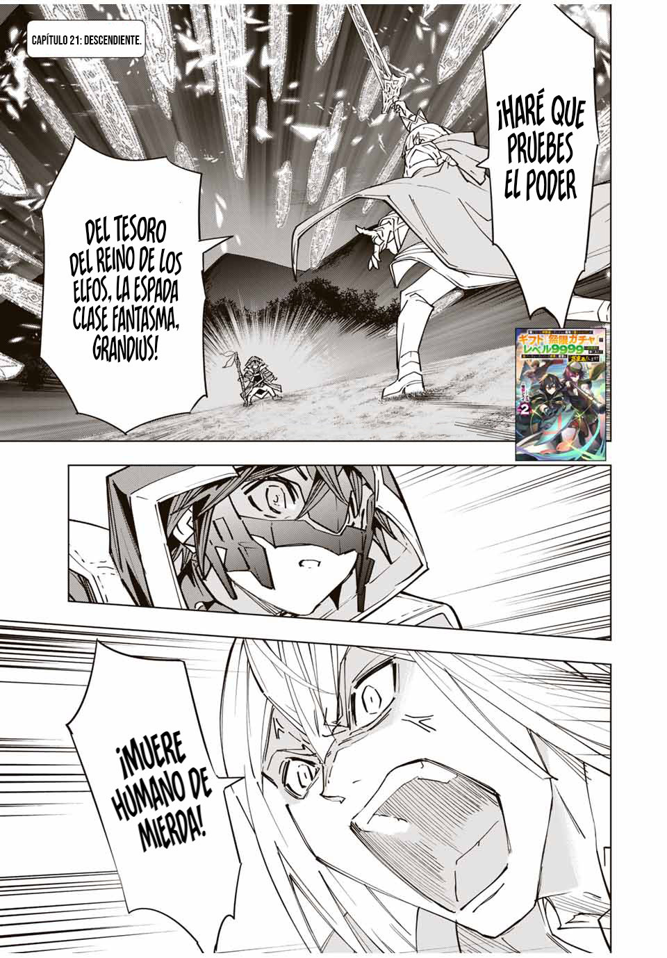 Read My Gift Lvl 9999 Unlimited Gacha ES Manga Online