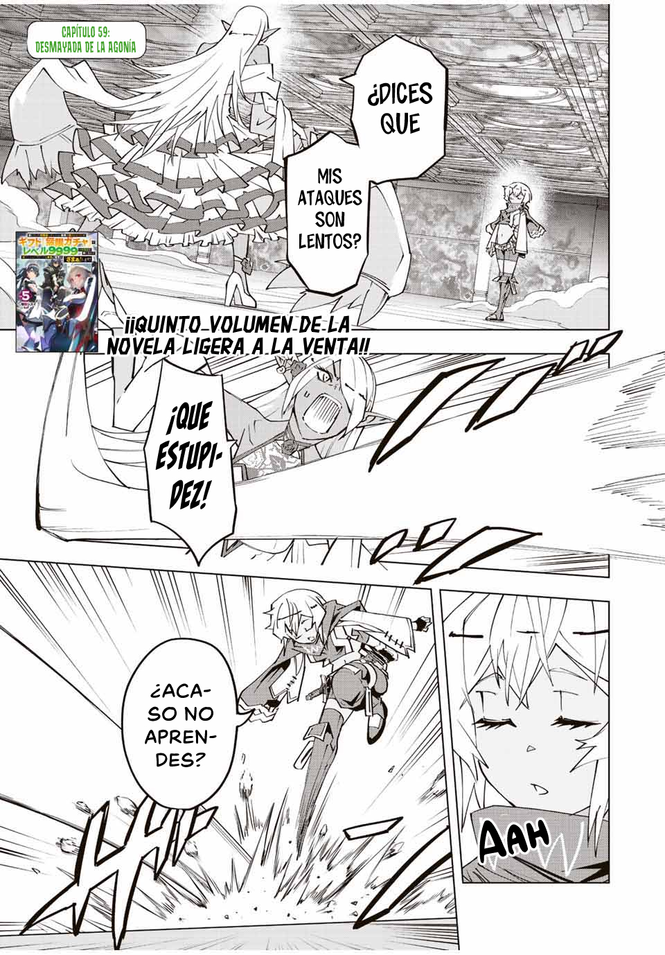 Read My Gift Lvl 9999 Unlimited Gacha ES Manga Online