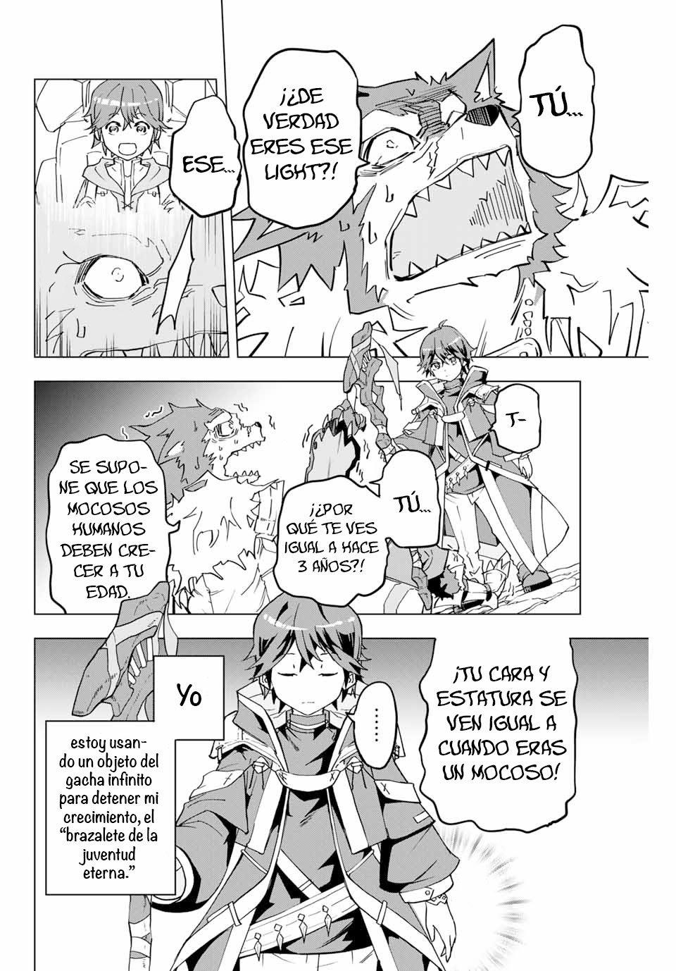 Read My Gift Lvl 9999 Unlimited Gacha ES Manga Online