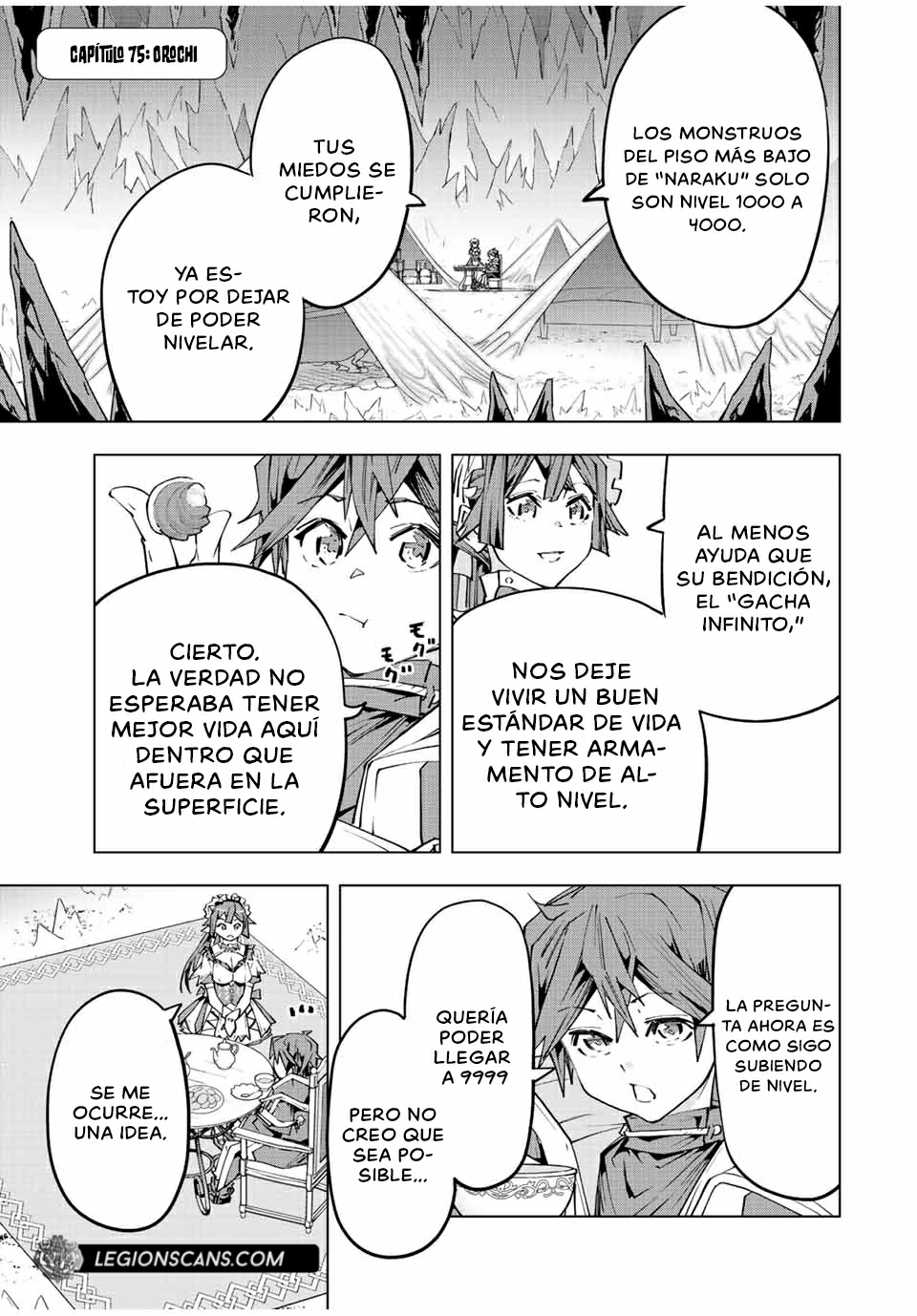 Read My Gift Lvl 9999 Unlimited Gacha ES Manga Online