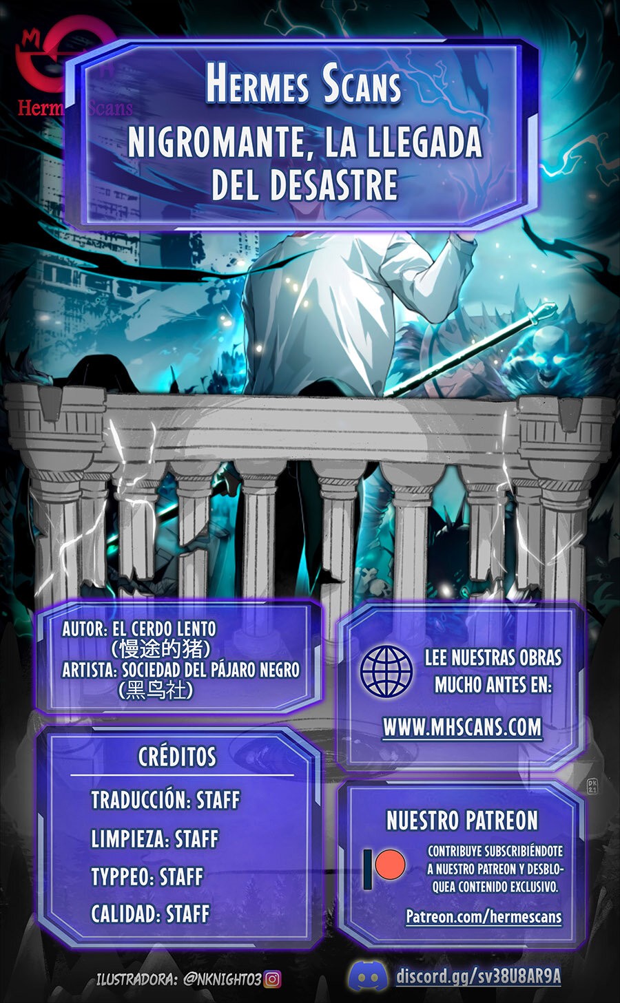 Read Nigromante la Llegada del Desastre ES Manga Online